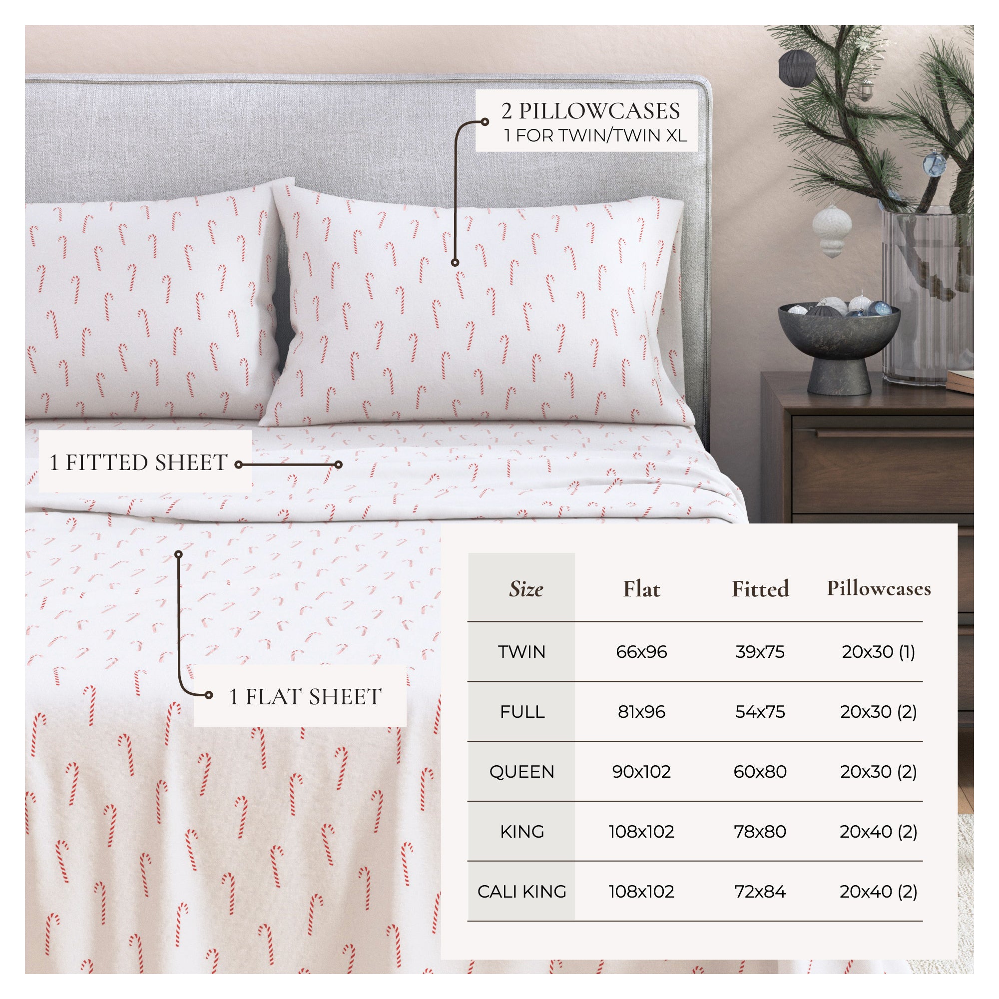 puremilo 100% Turkish Cotton Flannel Sheet Sets