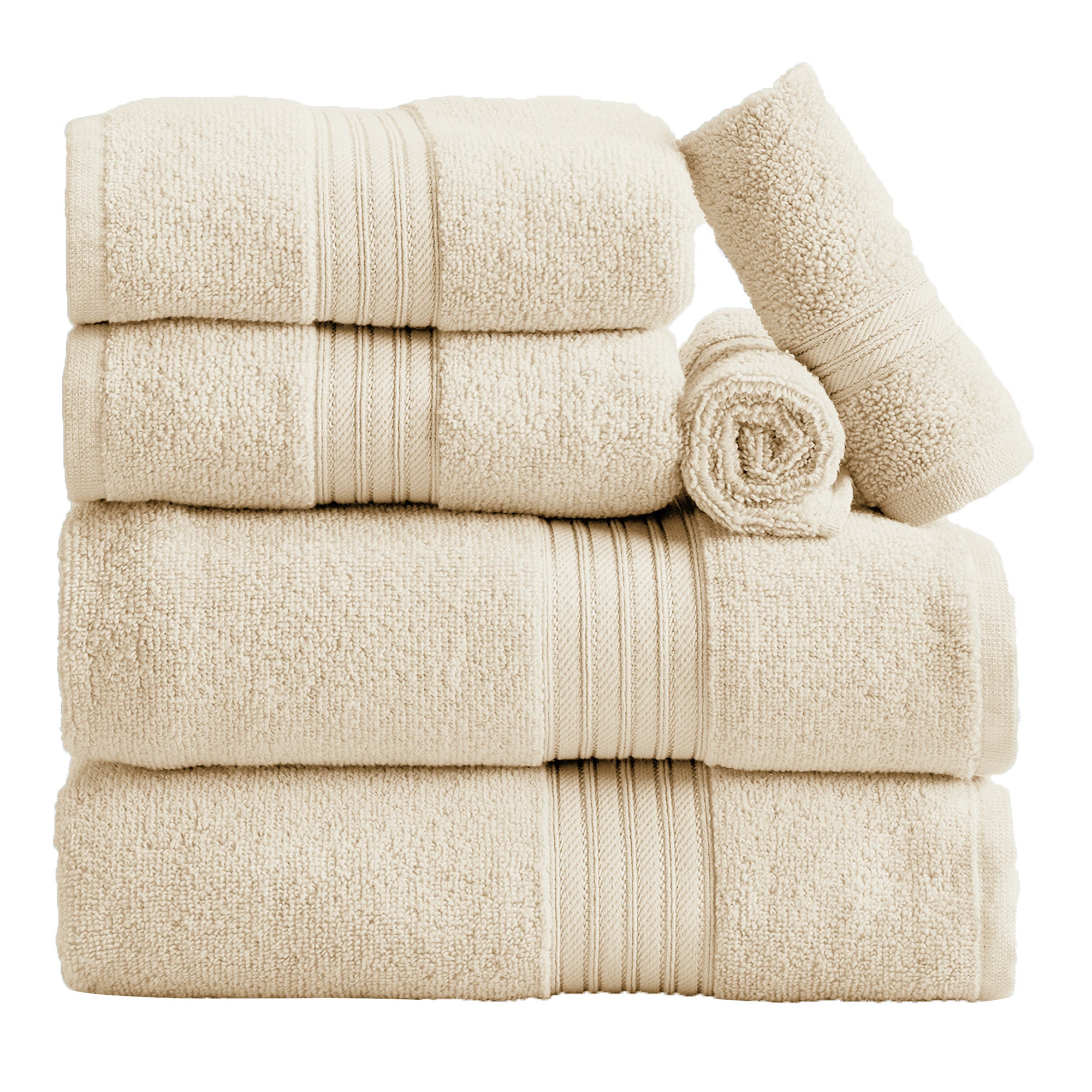 puremilo Cotton Terry Bath Towel Set