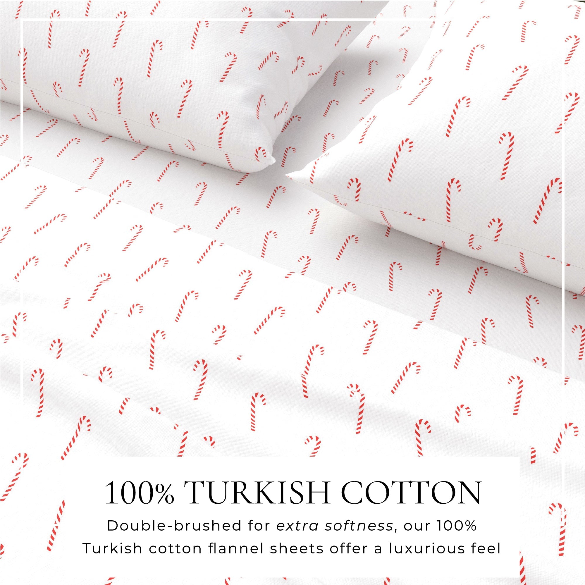 puremilo 100% Turkish Cotton Flannel Sheet Sets