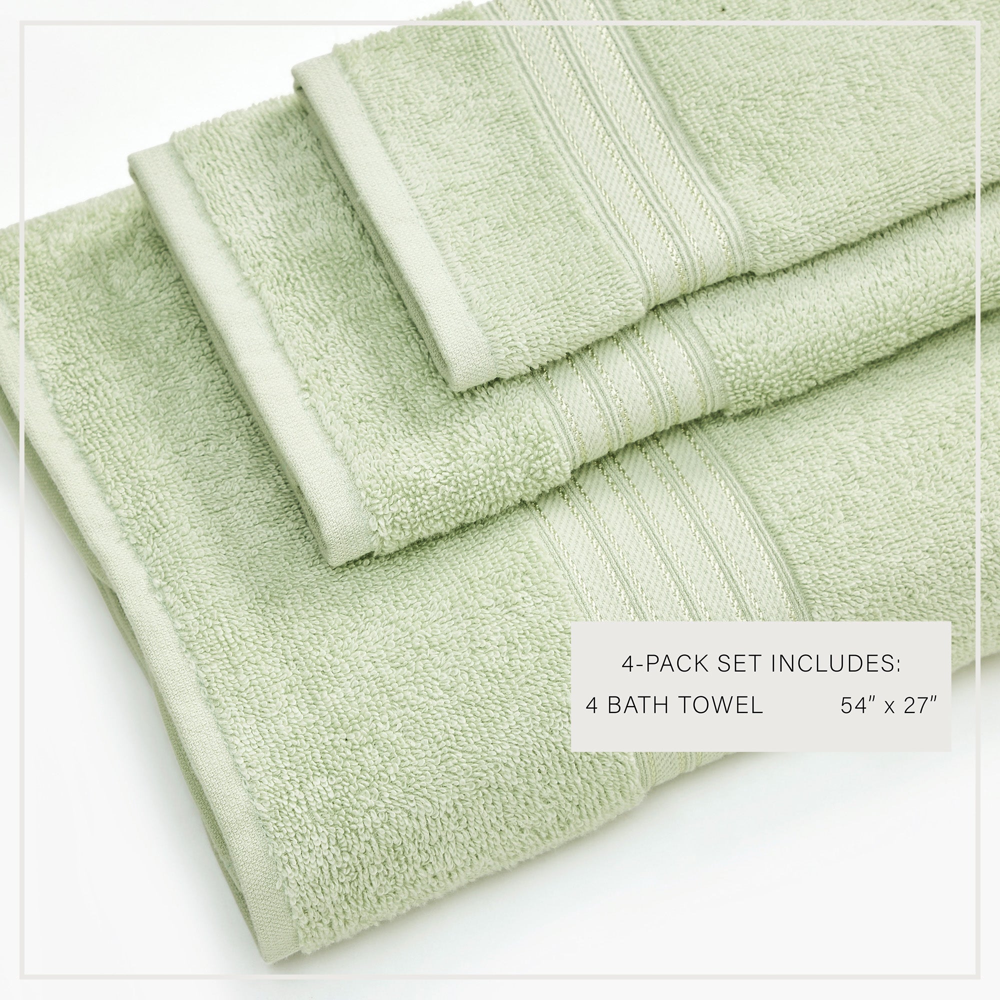 puremilo Cotton Terry Bath Towel Set