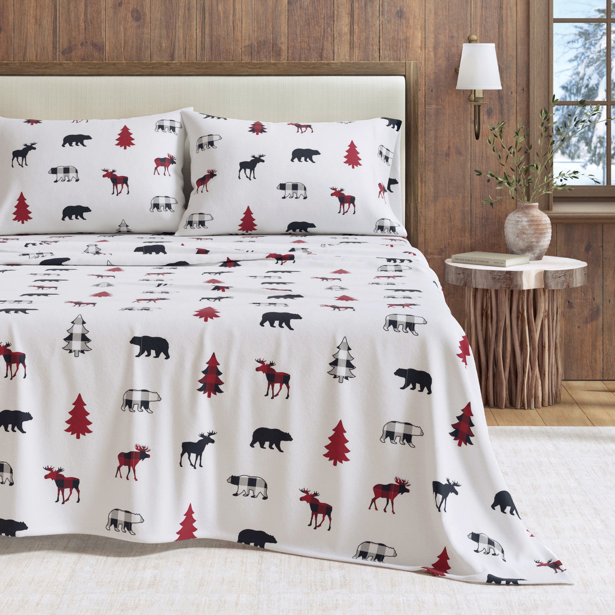 puremilo 100% Turkish Cotton Flannel Sheet Sets