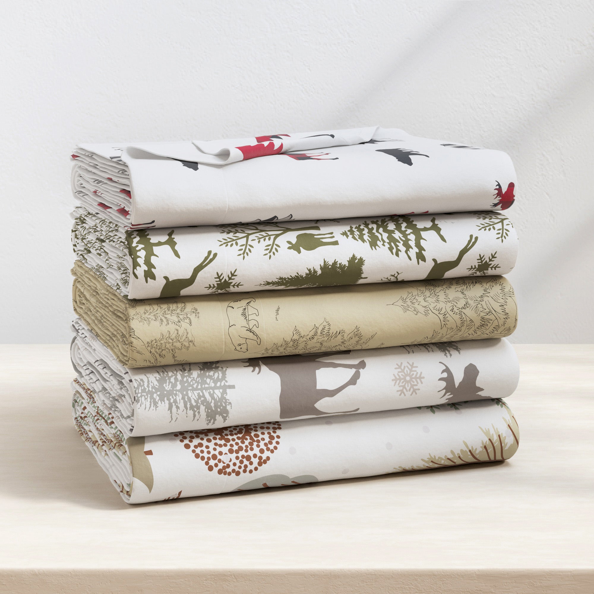 puremilo 100% Turkish Cotton Flannel Sheet Sets