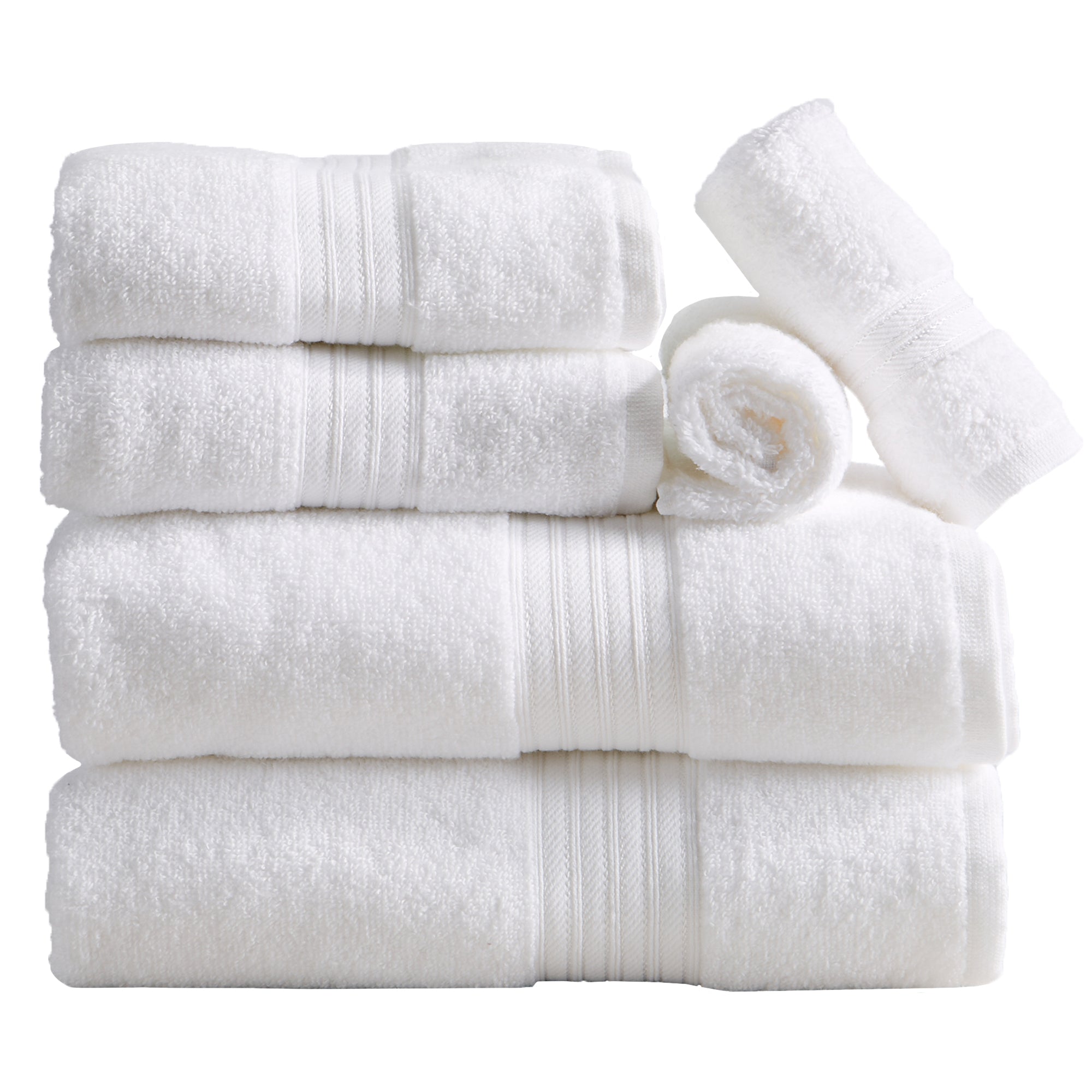 puremilo Cotton Terry Bath Towel Set