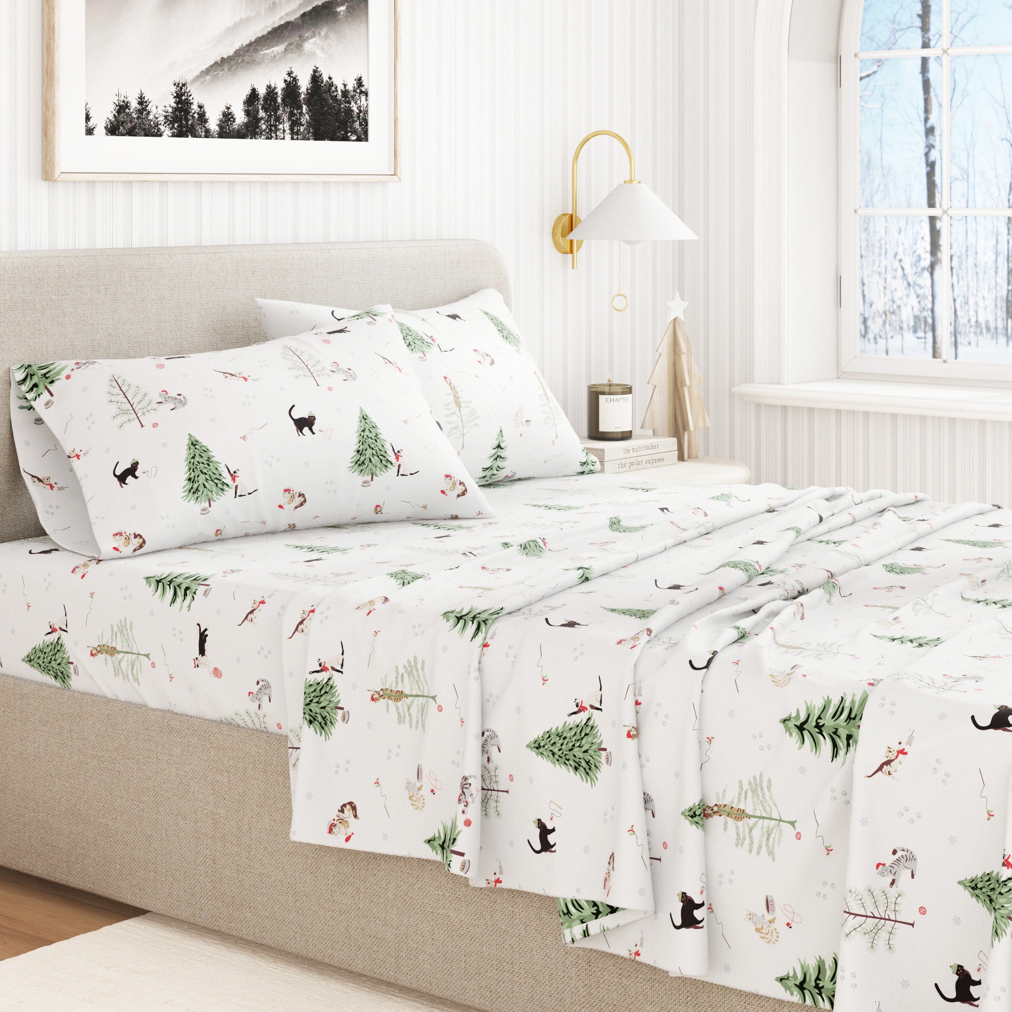 puremilo 100% Turkish Cotton Flannel Sheet Sets