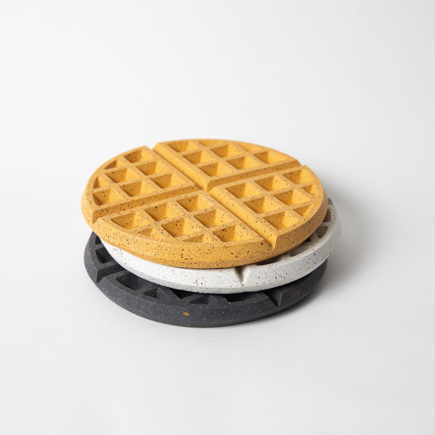 puremilo Waffle Trivet | Black Terrazzo