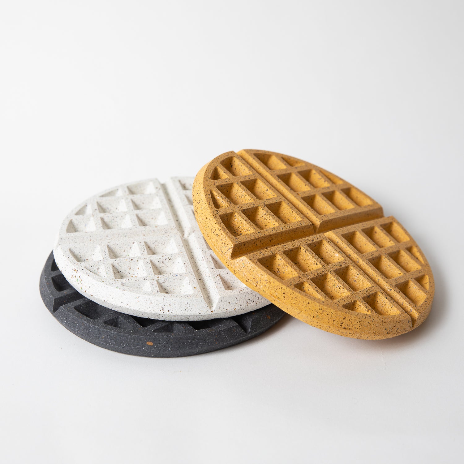 puremilo Waffle Trivet | Black Terrazzo