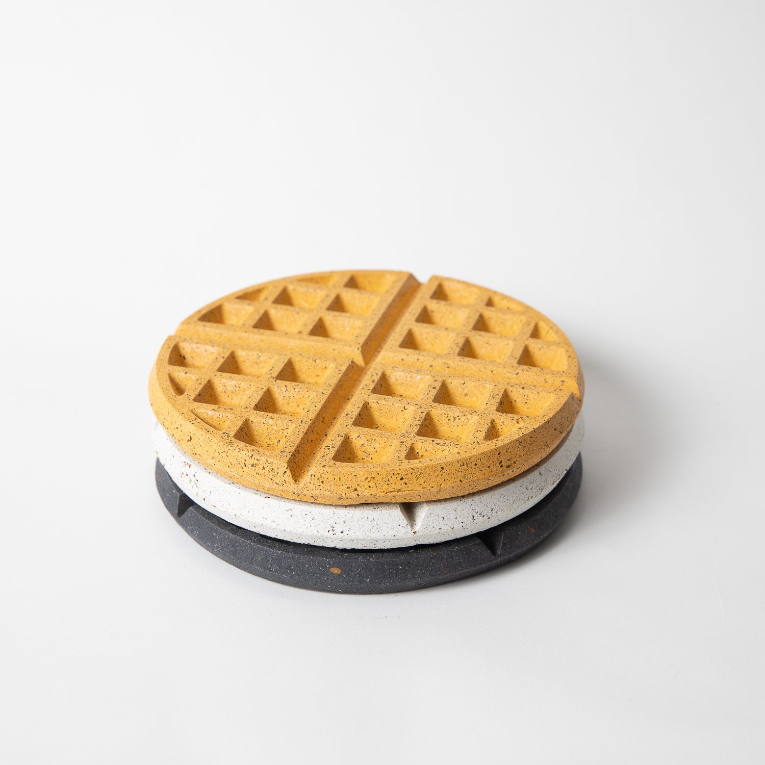 puremilo Waffle Trivet | Black Terrazzo