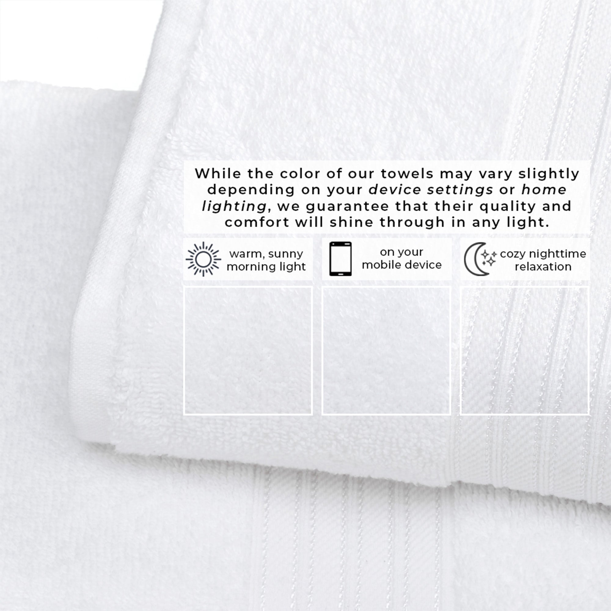 puremilo Cotton Terry Bath Towel Set