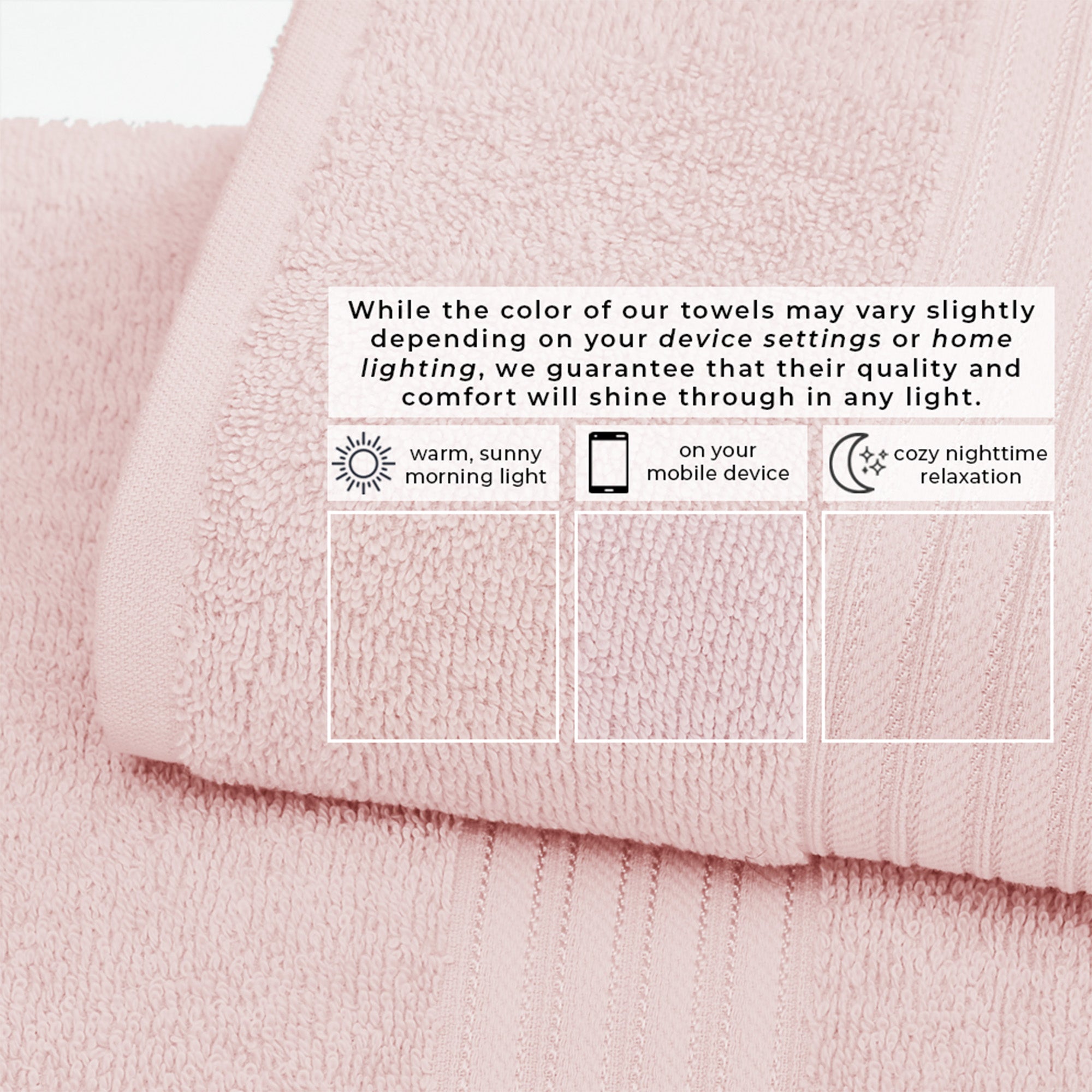 puremilo Cotton Terry Bath Towel Set