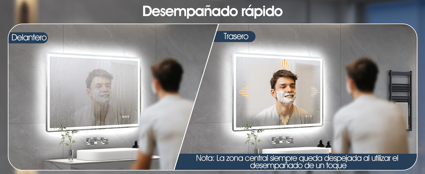 S'bagno espejo baño con luz; espejo baño led; espejos de baño con led; espejo de baño con luz