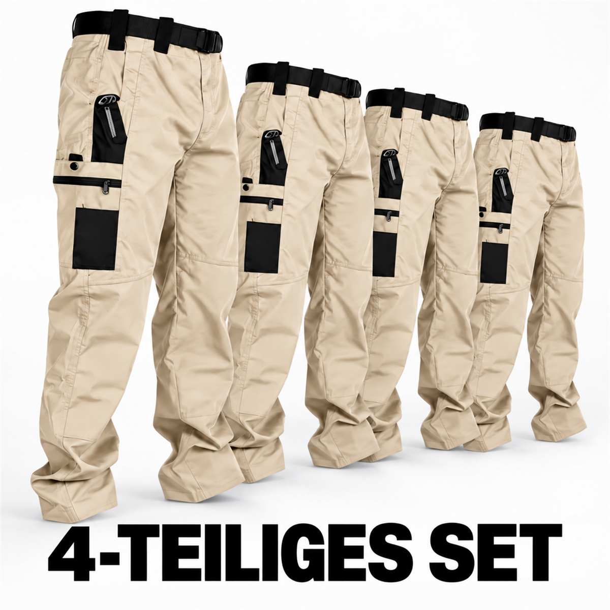 Herren-Multipack taktische Cargohosen mit mehreren Taschen - 08