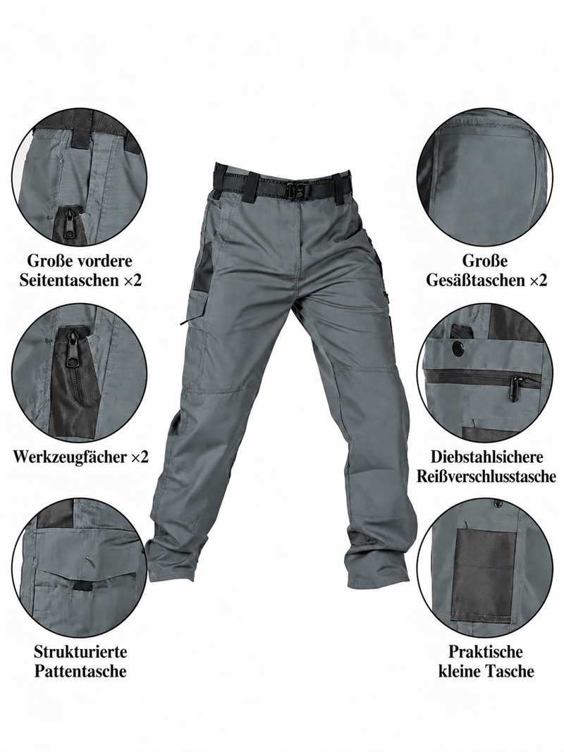 Taschenanordnung der taktischen Arbeitshose