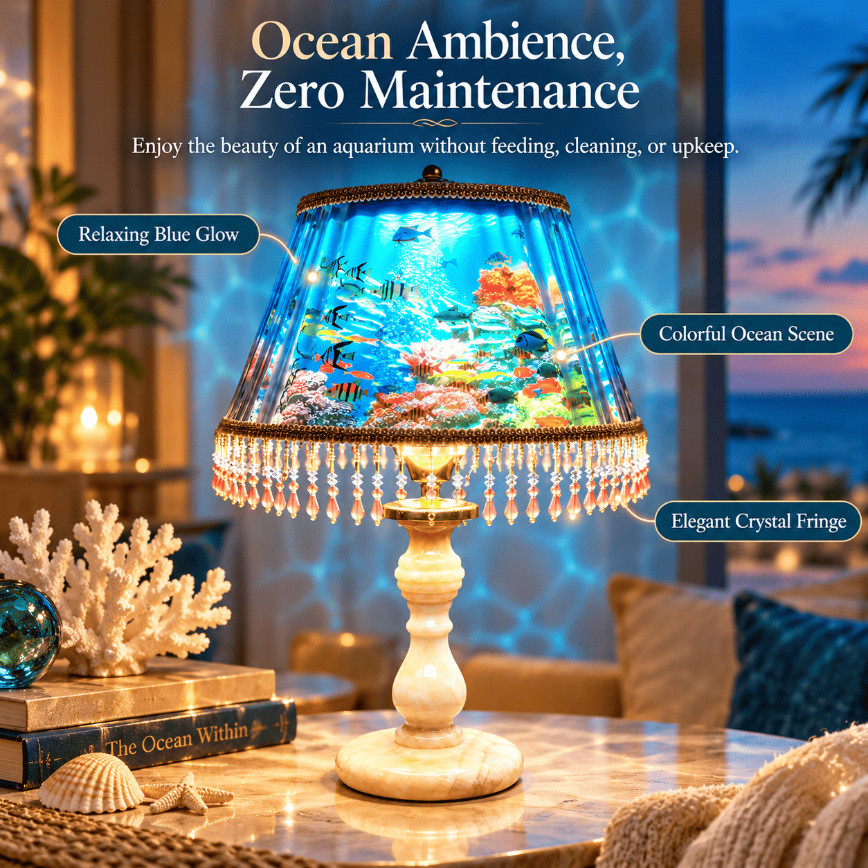 Vintage Aquarium Motion Lamp