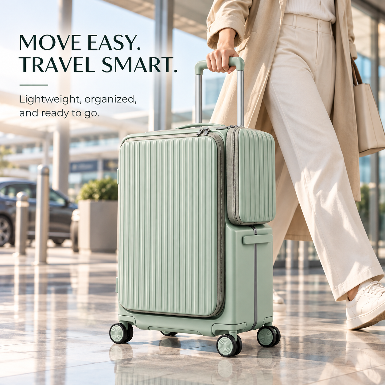 The 3-Section Suitcase Made for Smarter Packing