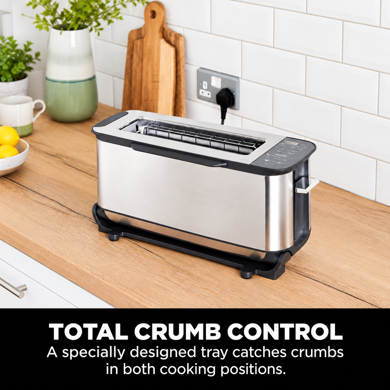 3-in-1 Flip Toaster, Grill & Panini Press