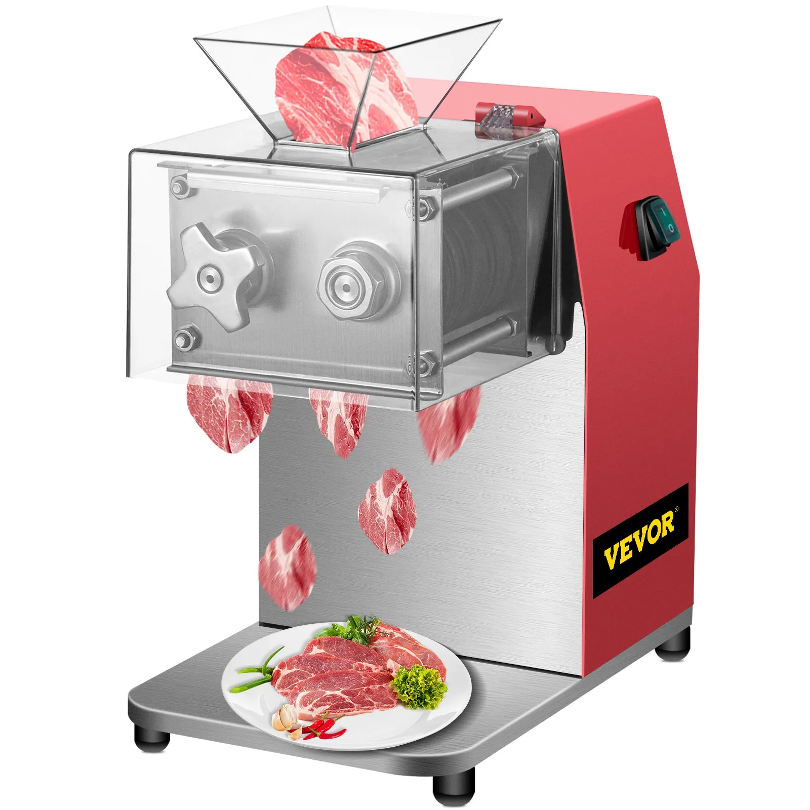 Meat Cutting Machine, 551 Lbs/H 850W Meat Shredding Machine