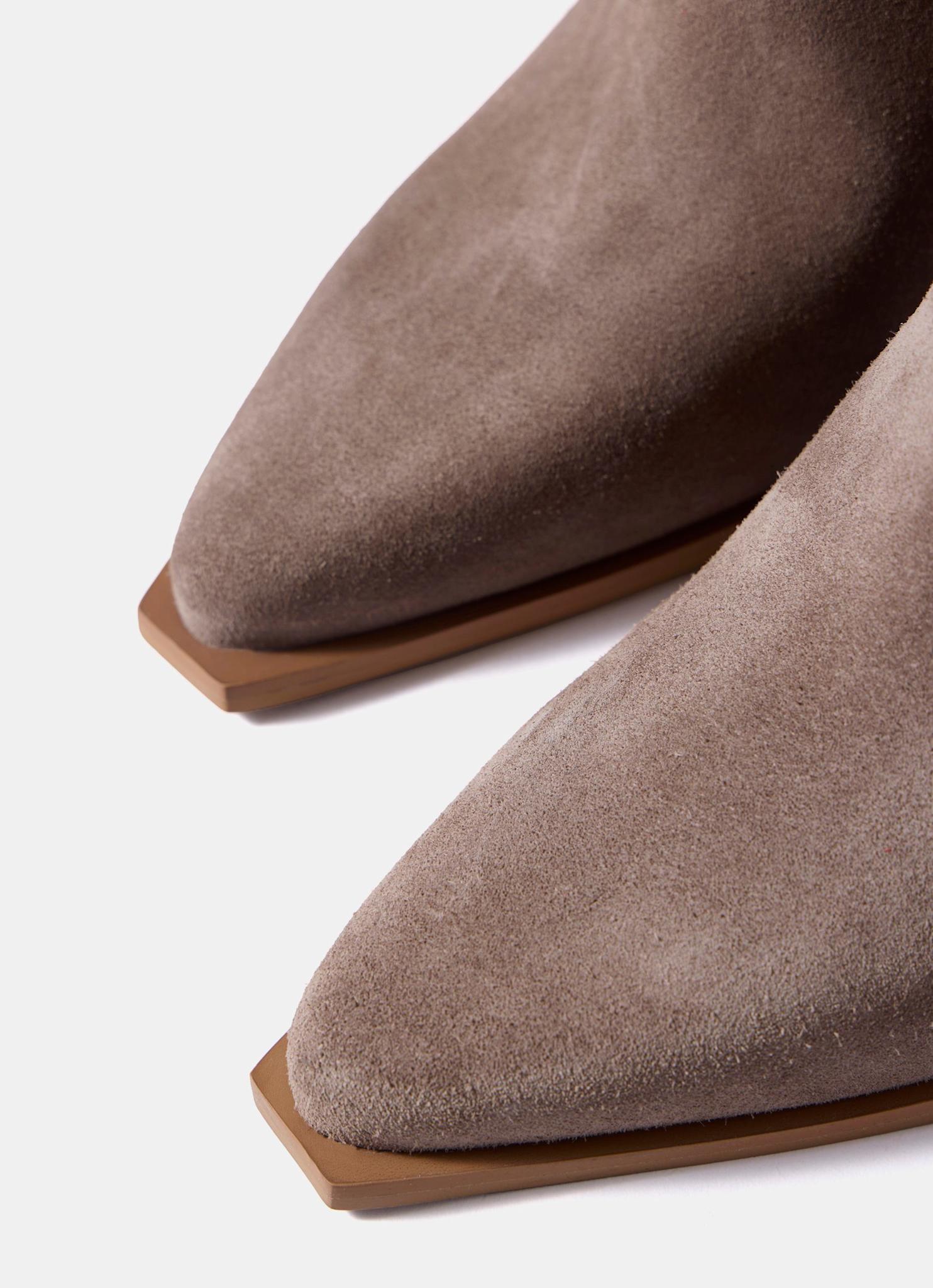 Lorna Grey Suede Western Boots