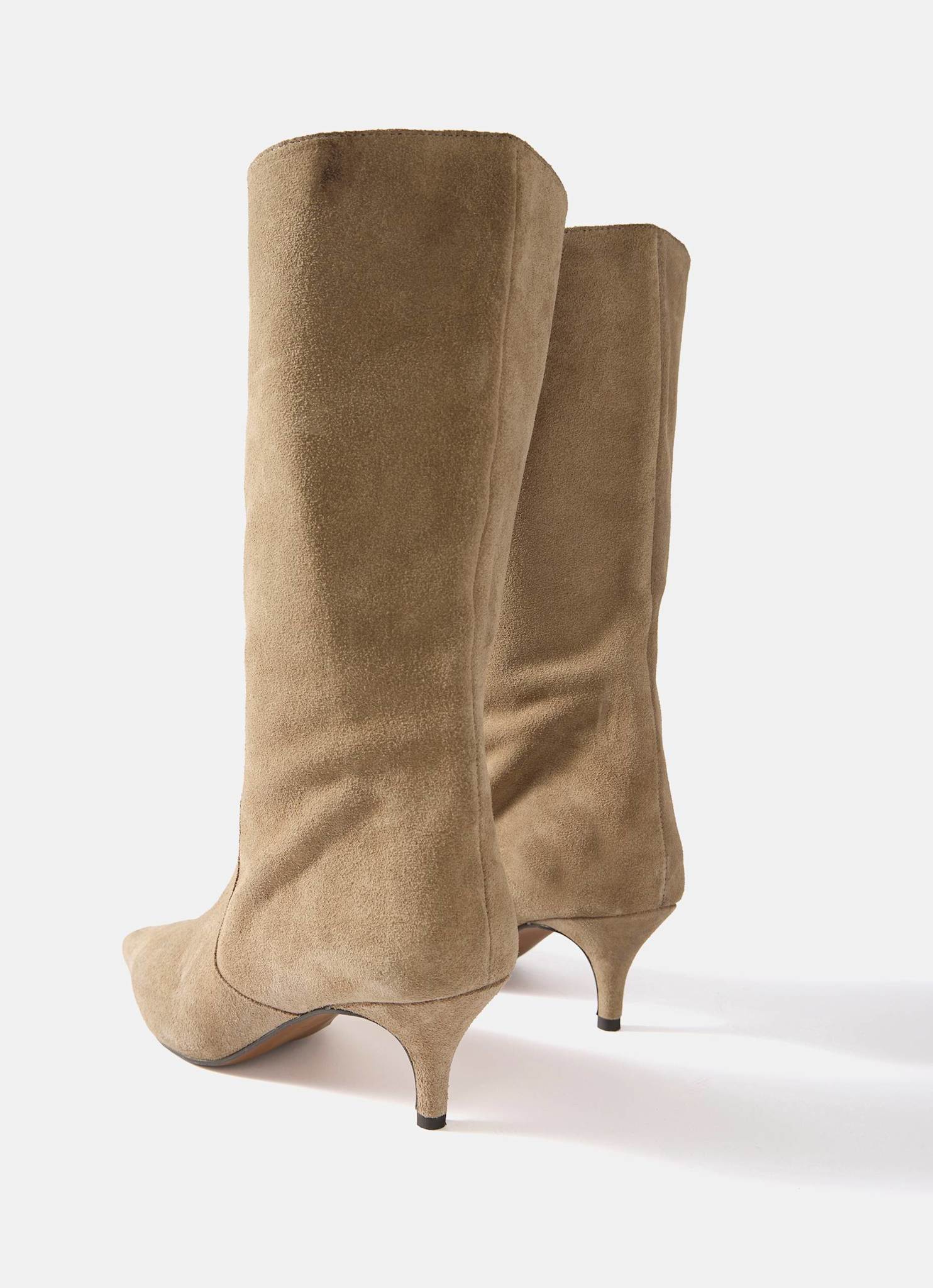 Bode Neutral Suede Calf Boots