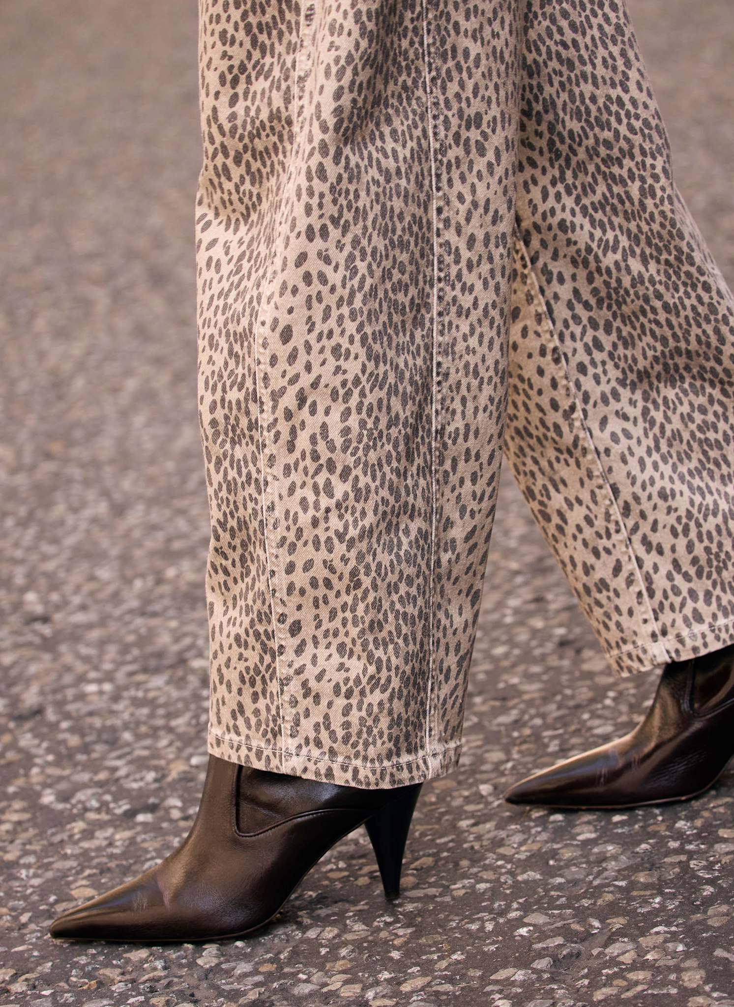 Brooke Brown Leather Ankle Boots