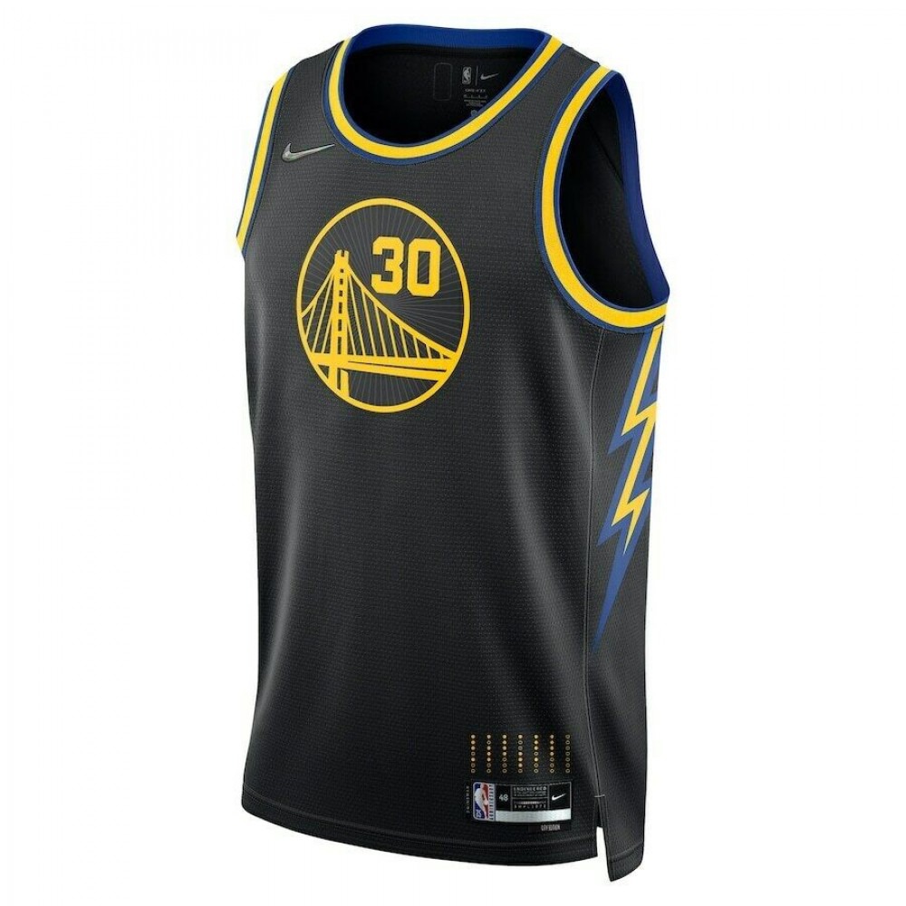 Stephen Curry Golden State Warriors Swingman Jersey Black NBA Youth Fan Wear Stephen Curry