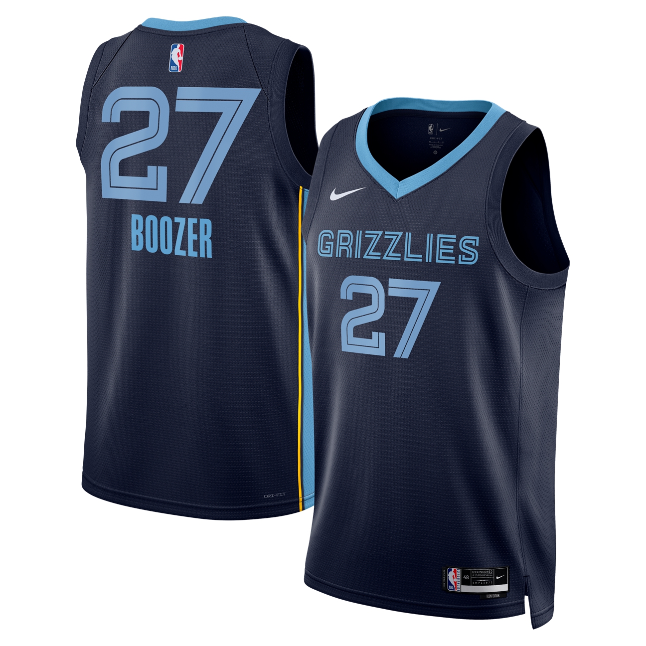 Cameron Boozer Memphis Grizzlies Swingman Jersey Navy NBA Women Fan Wear