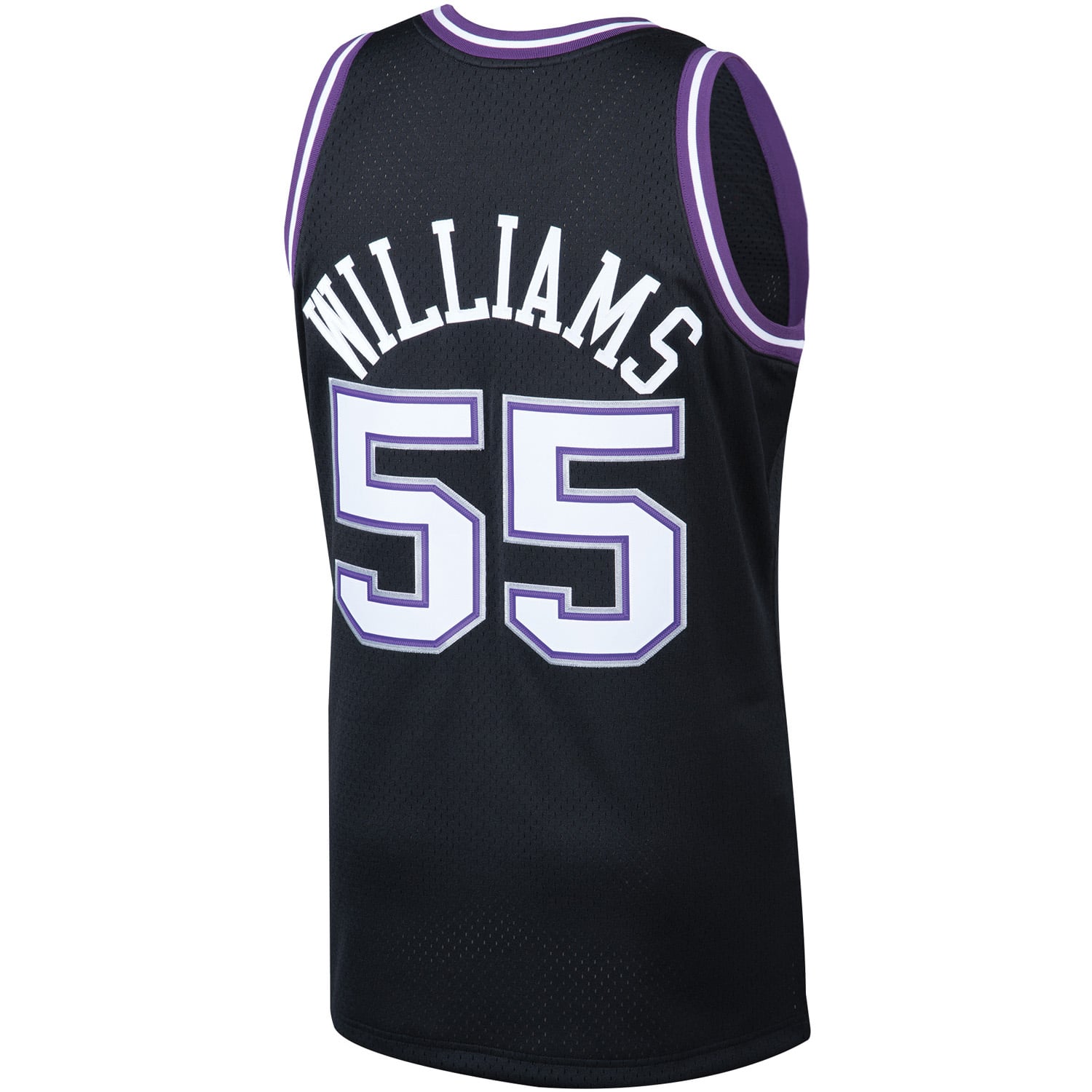 Jason Williams Sacramento Kings Jersey Black NBA Men Fan Wear Jason Williams