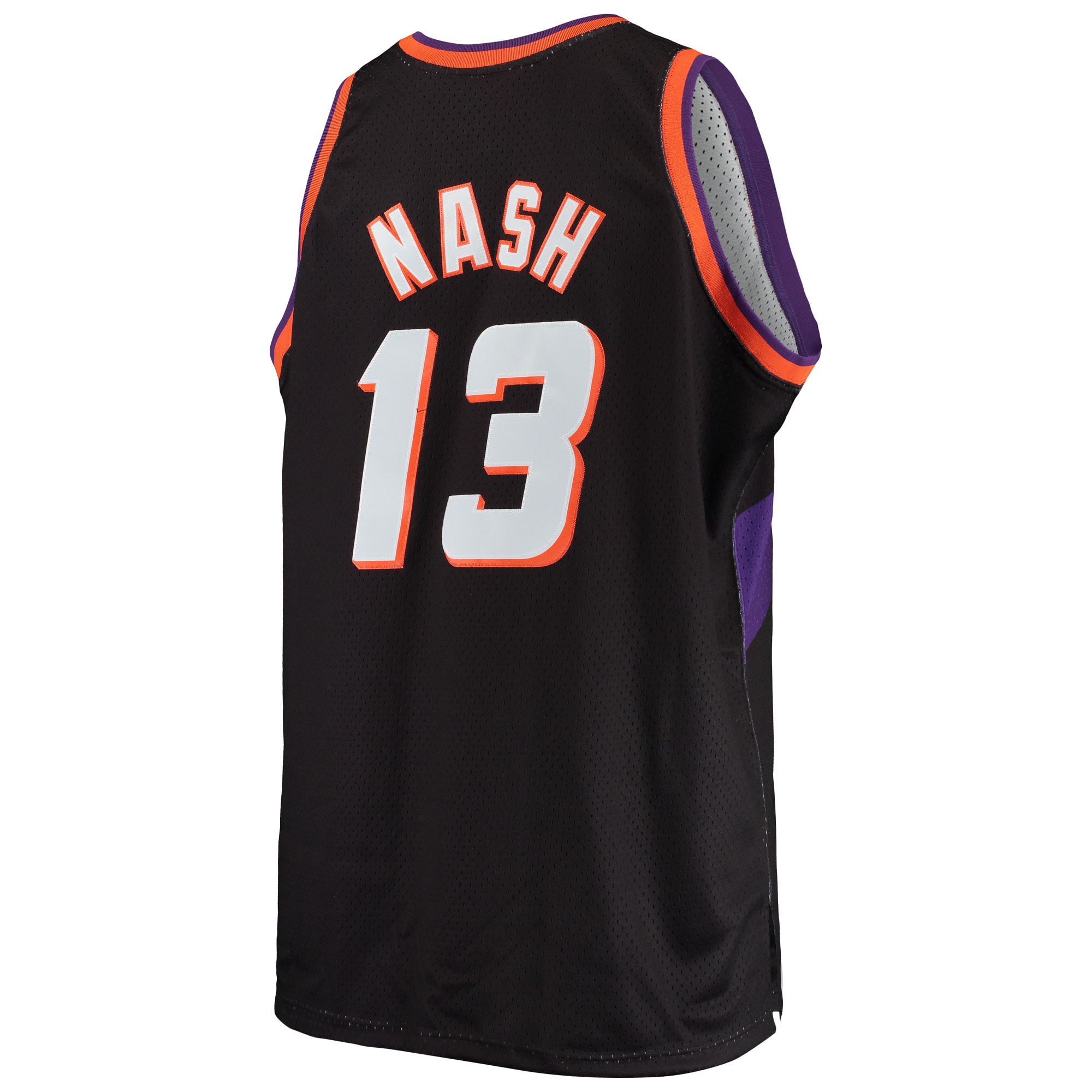 Steve Nash Phoenix Suns Hardwood Classics Jersey Black NBA Women Fan Wear Steve Nash