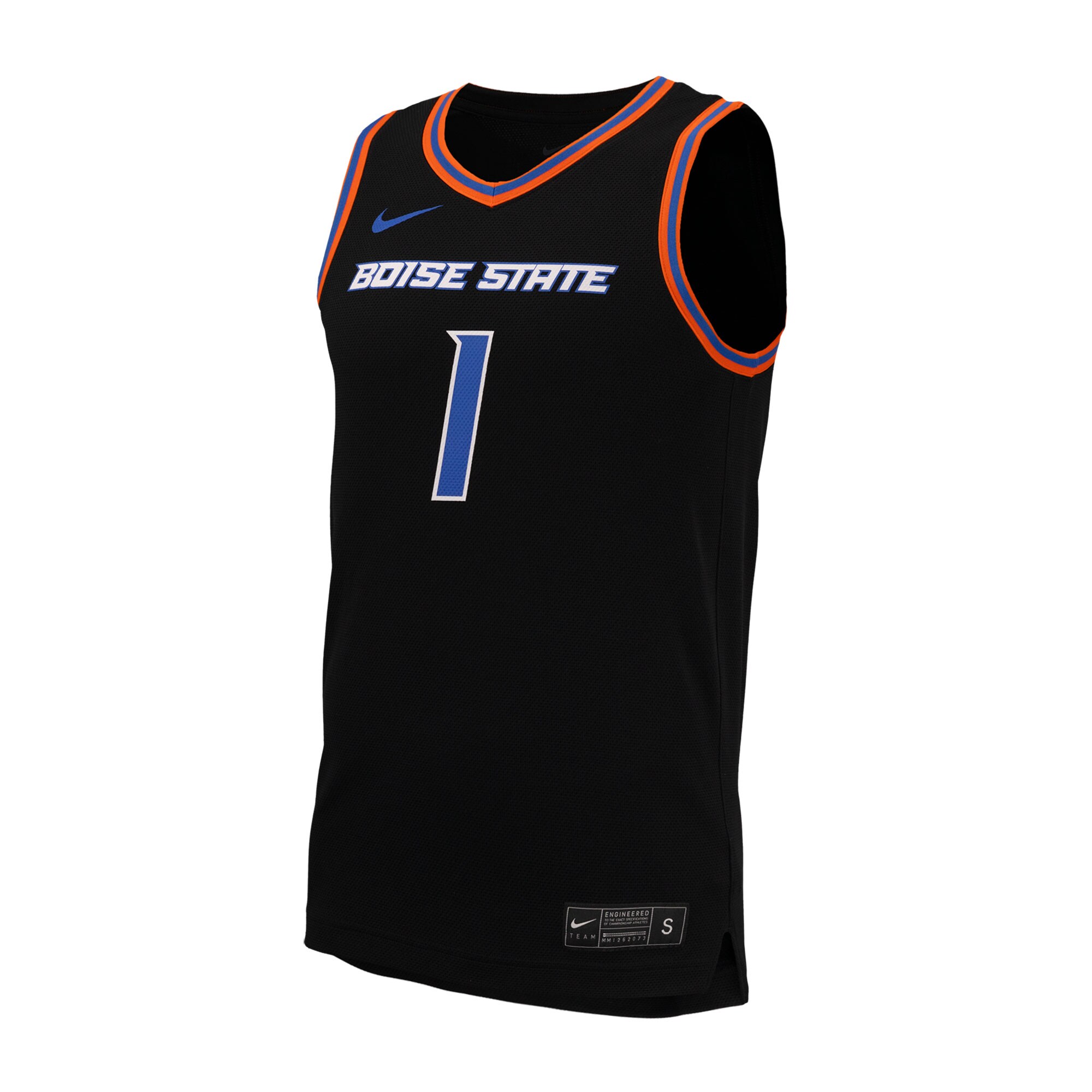 Boise Broncos NBA Jersey Black NBA Men Fan Wear Boise Broncos