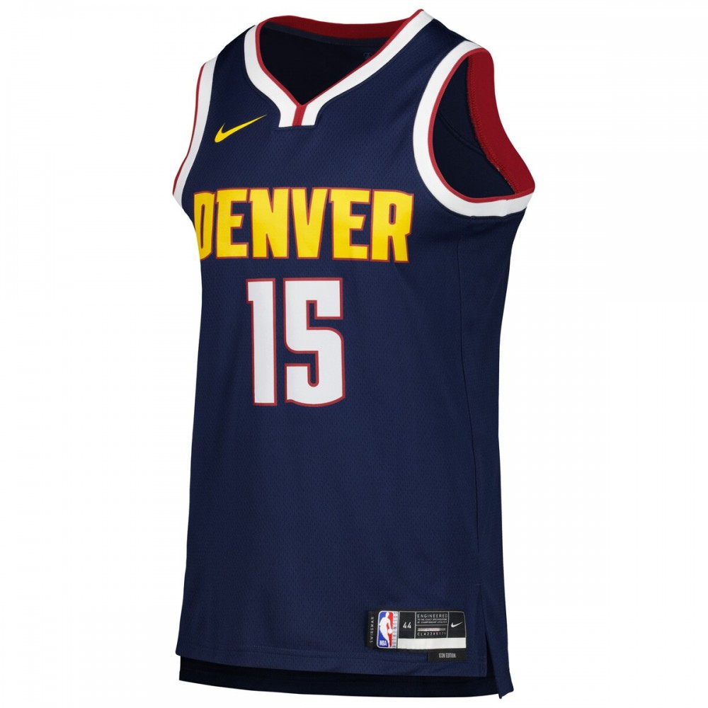 Nikola Jokic Denver Nuggets Swingman Jersey Navy NBA Men Fan Wear