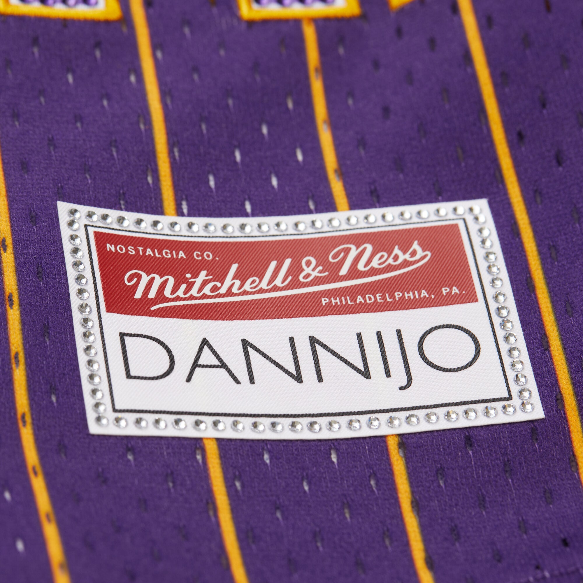 DANNIJO Baseball Los Angeles Lakers Jersey Purple NBA Men Fan Wear