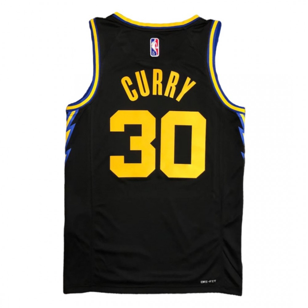 Stephen Curry Golden State Warriors Swingman Jersey Black NBA Women Fan Wear