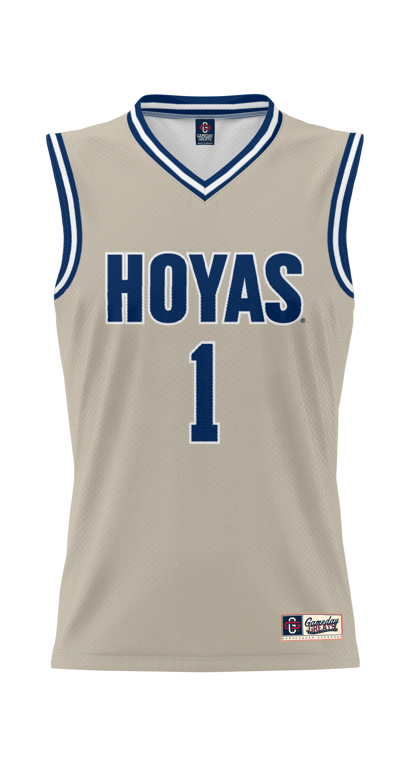Georgetown Hoyas NBA Jersey Gray NBA Men Fan Wear