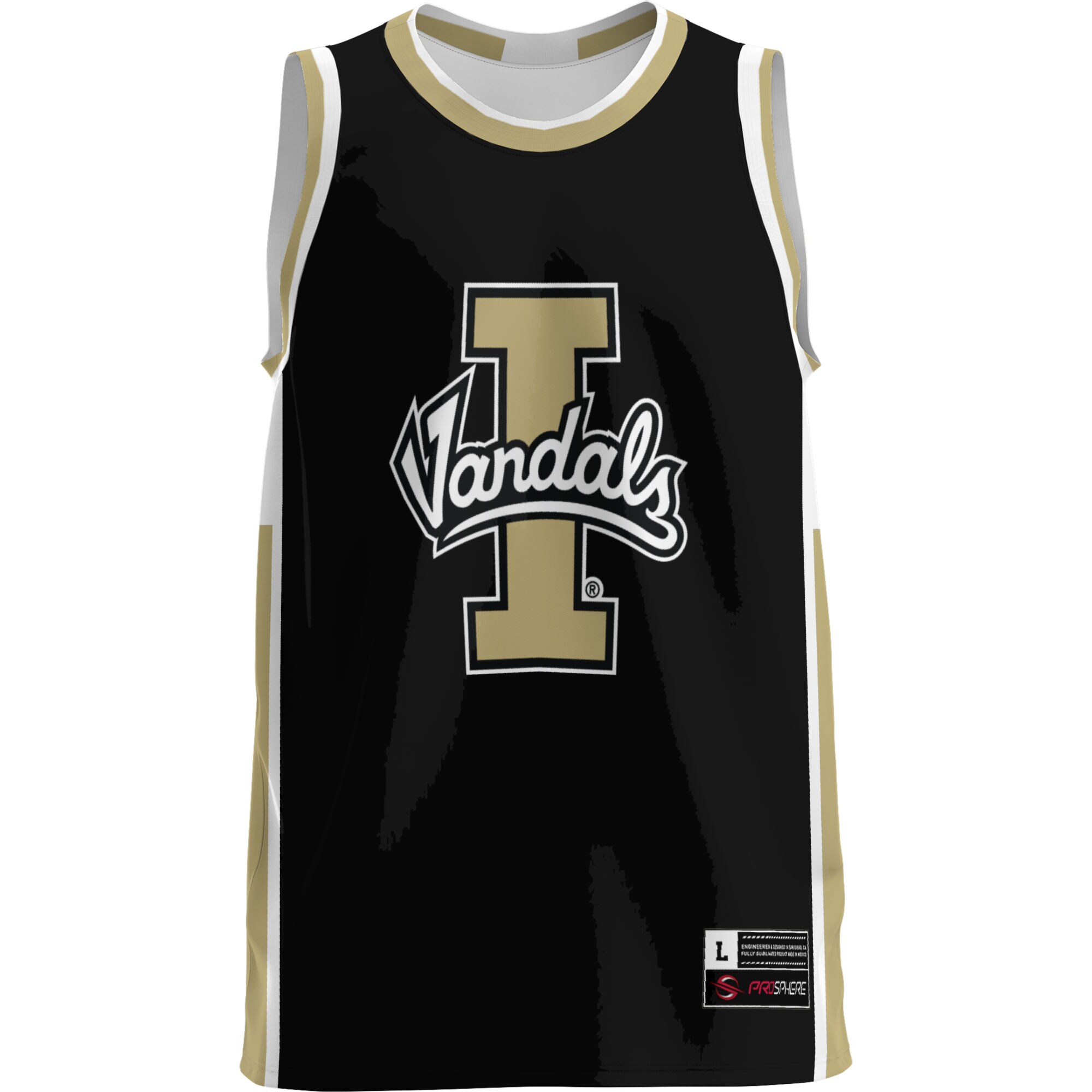 Idaho Vandals NBA Jersey Gold NBA Men Fan Wear Idaho Vandals