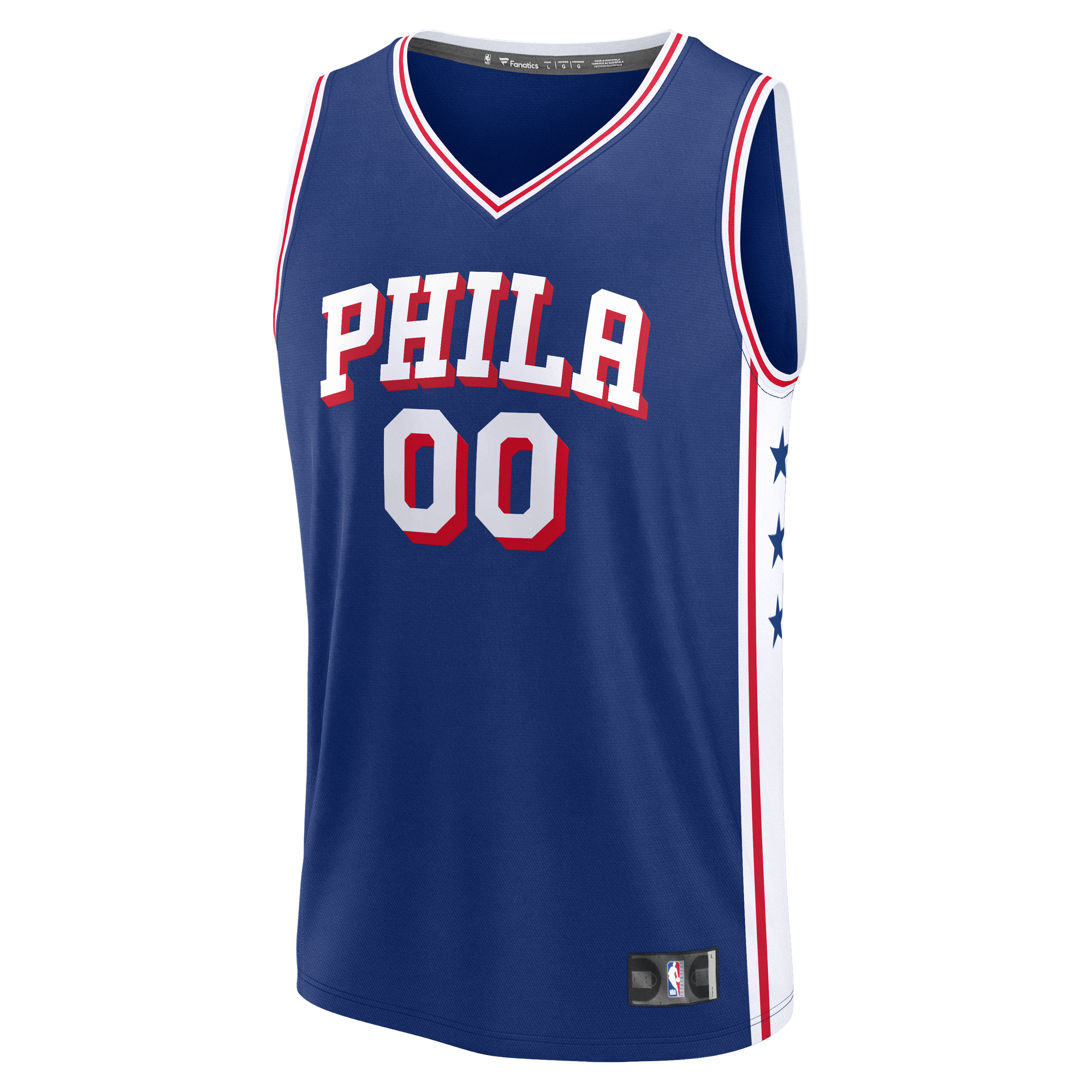 Labaron Philon Philadelphia 76ers Icon Edition Jersey Royal NBA Youth Fan Wear Labaron Philon