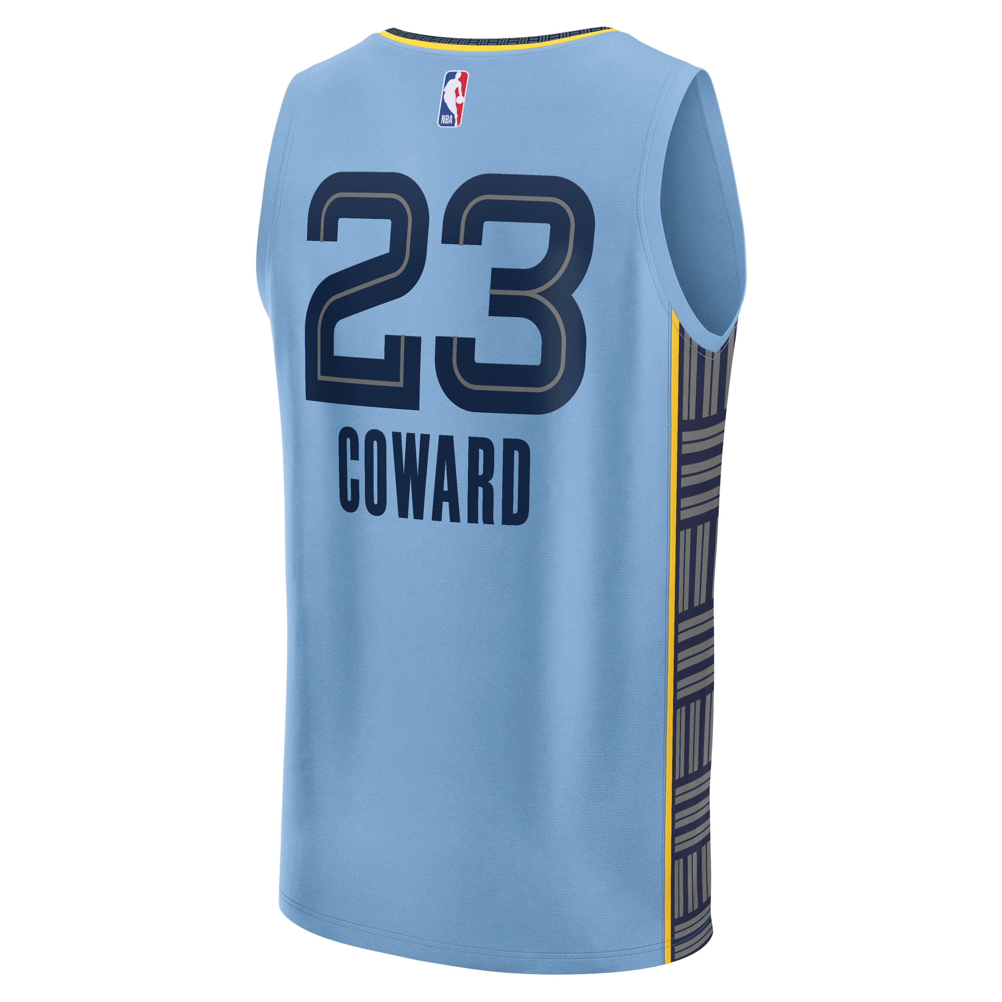 Cedric Coward Memphis Grizzlies Jersey Light Blue NBA Youth Fan Wear Cedric Coward