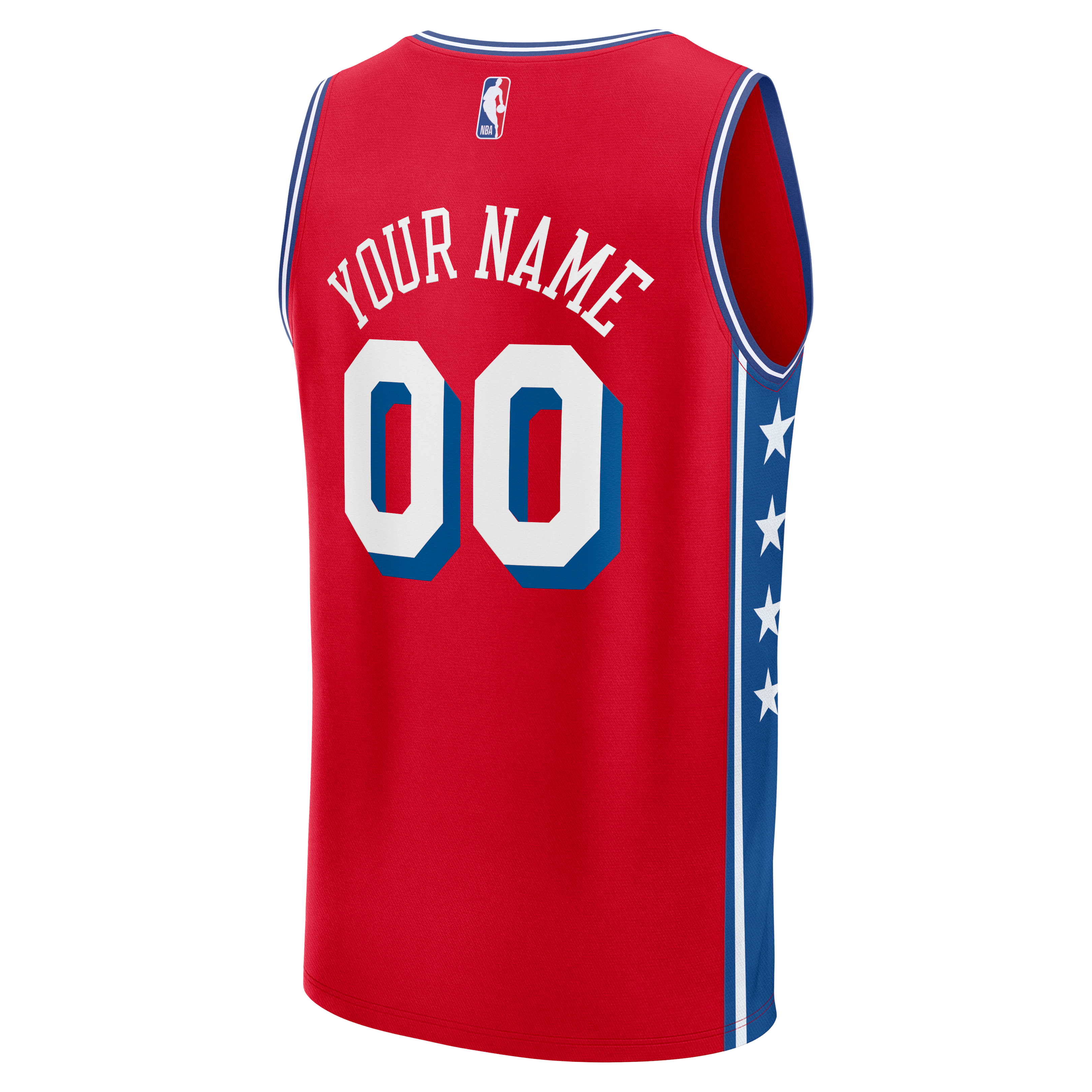 Philadelphia 76ers Jersey Red NBA Youth Fan Wear