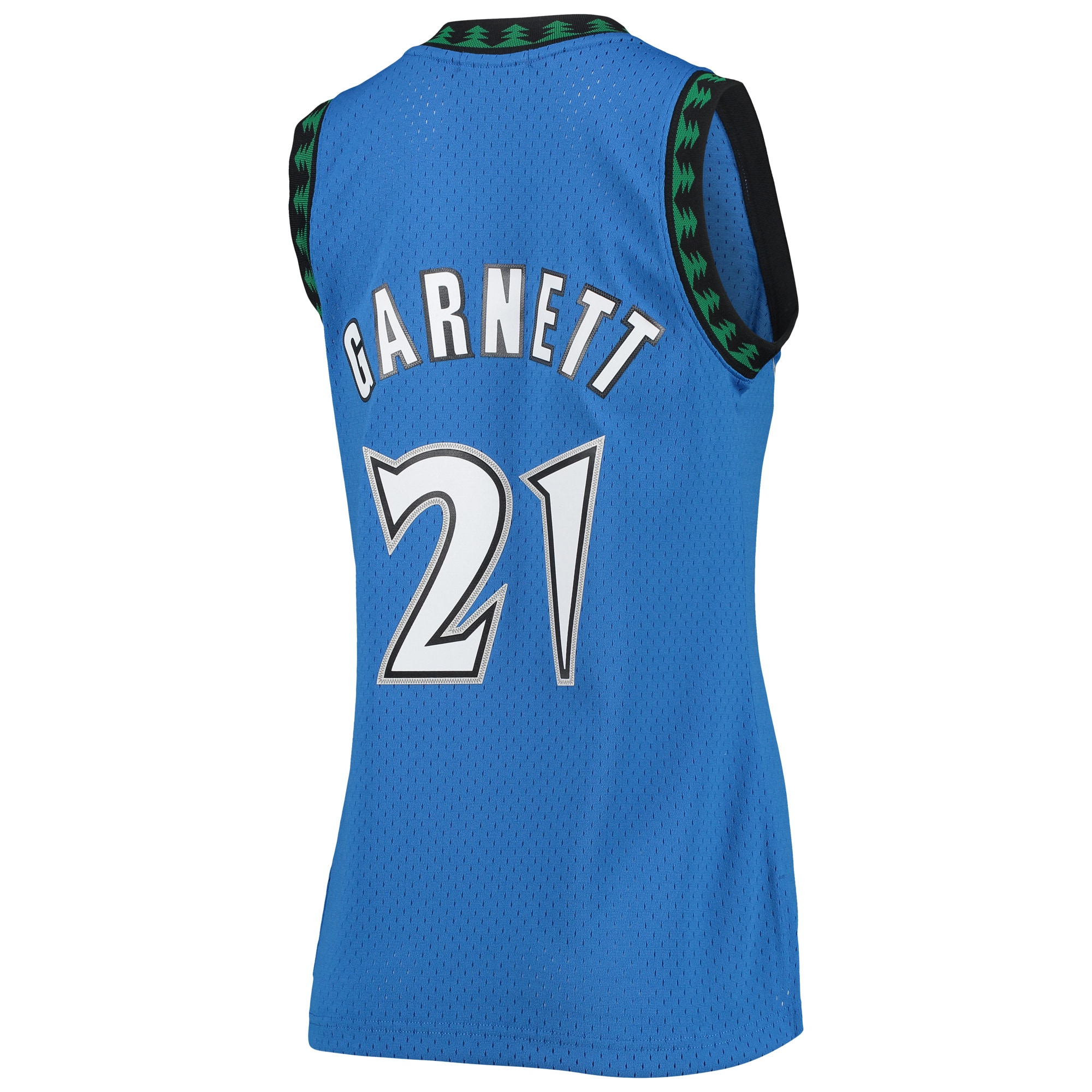 Kevin Garnett Minnesota Timberwolves Hardwood Classics Jersey Blue NBA Youth Fan Wear Kevin Garnett