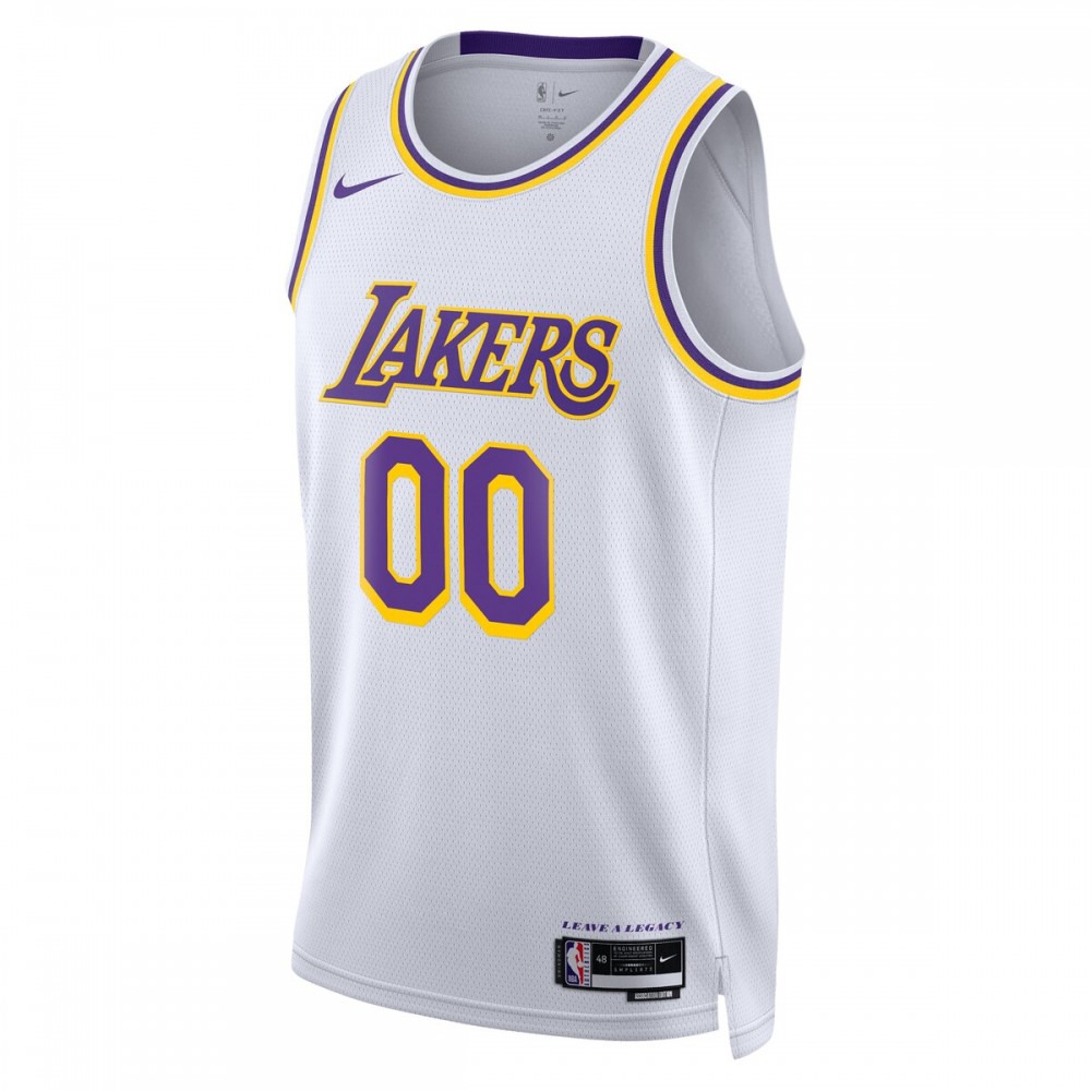 Los Angeles Lakers Association Edition Jersey White NBA Women Fan Wear Custom Number