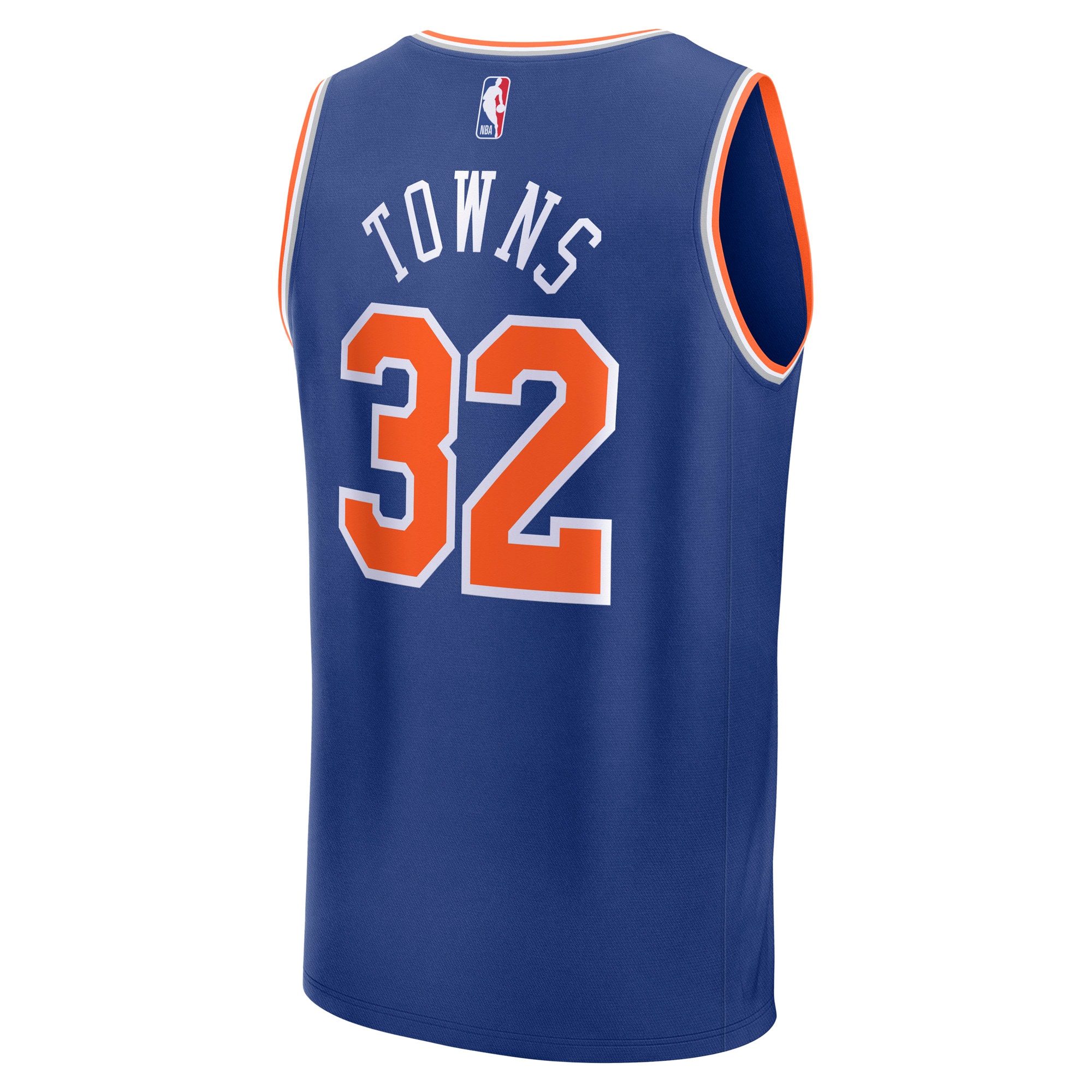Karl-Anthony Towns New York Knicks Fast Break Jersey Blue NBA Women Fan Wear