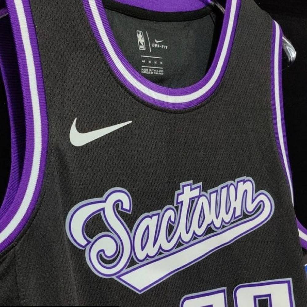 Neemias Queta Sacramento Kings Swingman Jersey Black NBA Men Fan Wear