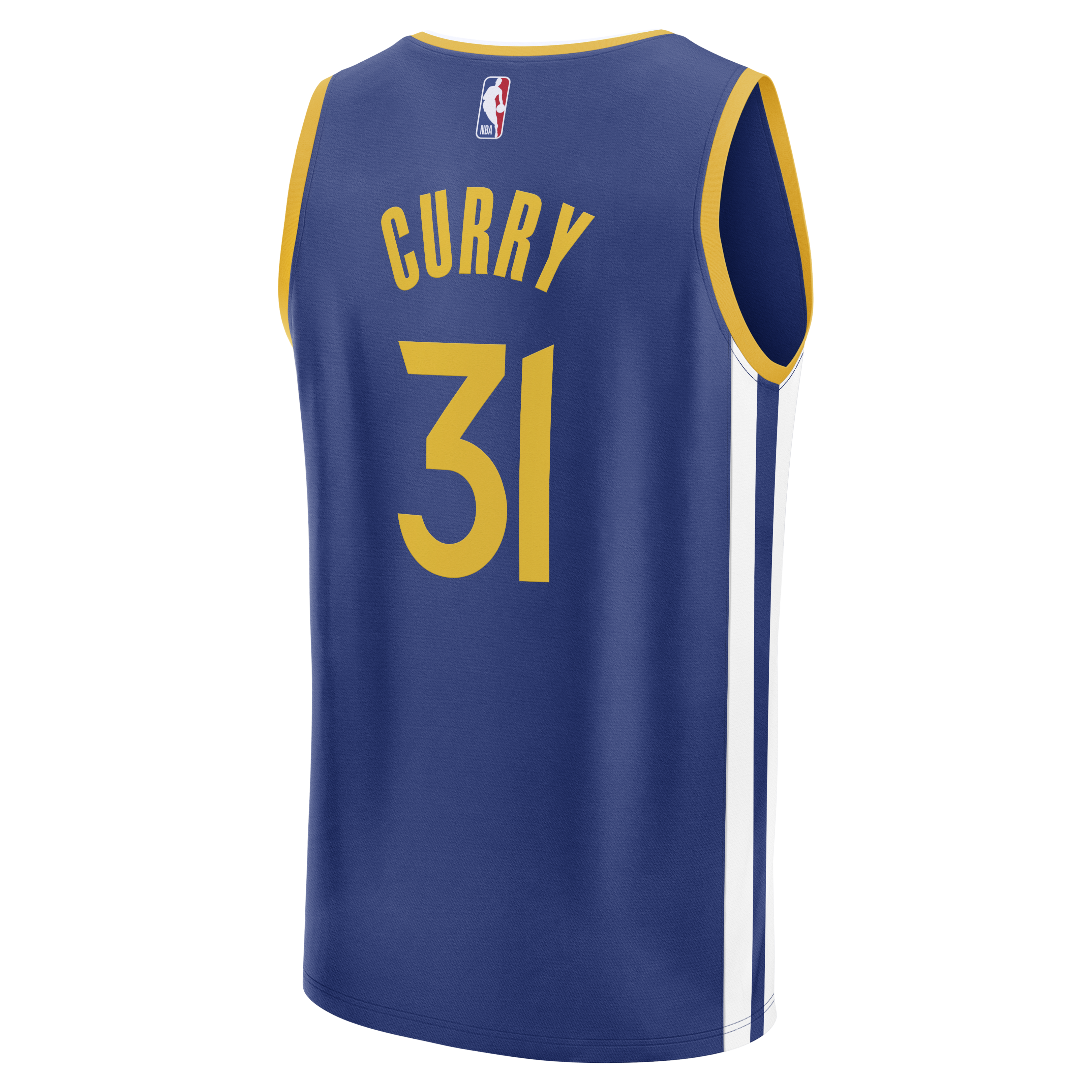 Seth Curry Golden State Warriors Fast Break Jersey Blue NBA Youth Fan Wear Seth Curry