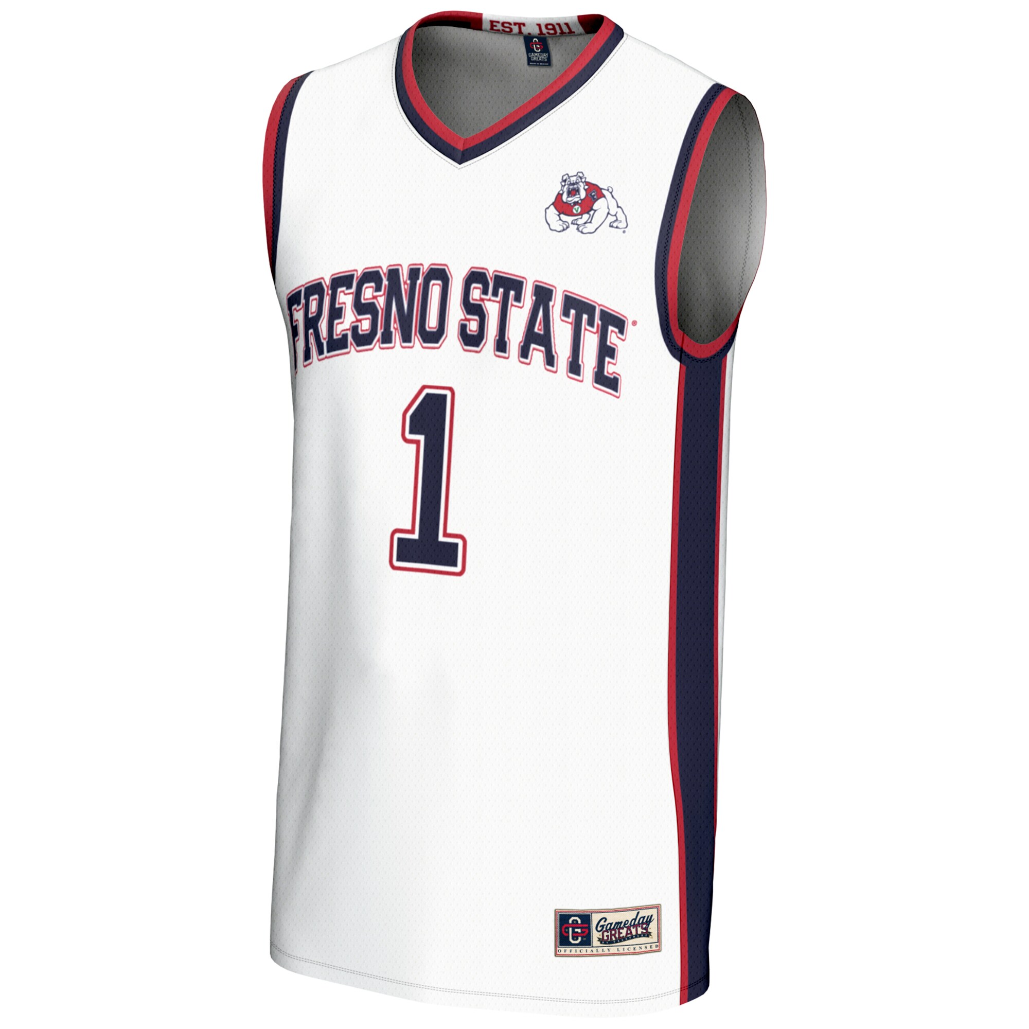 Fresno Bulldogs NBA Jersey White NBA Youth Fan Wear