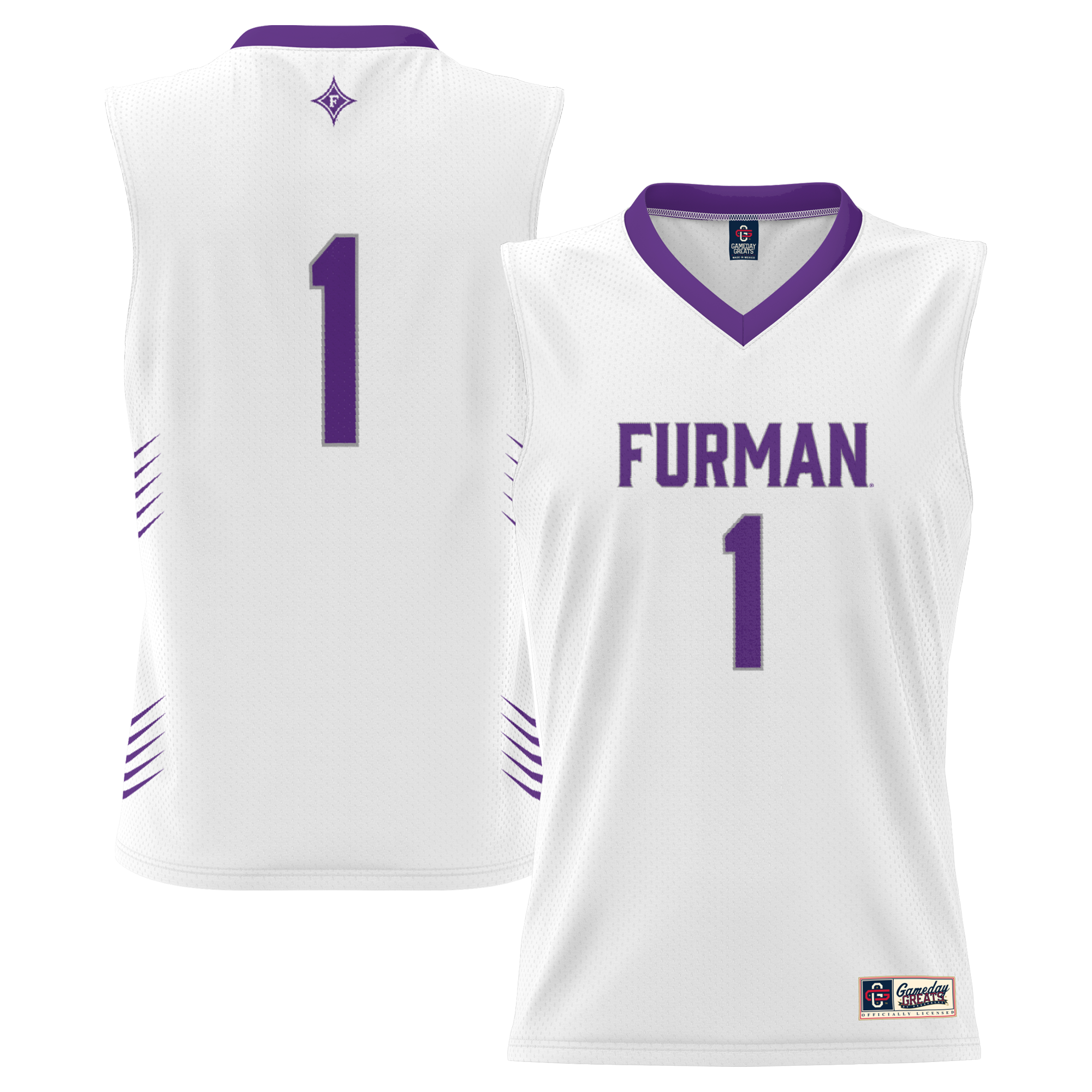 Furman Paladins NBA Jersey White NBA Women Fan Wear