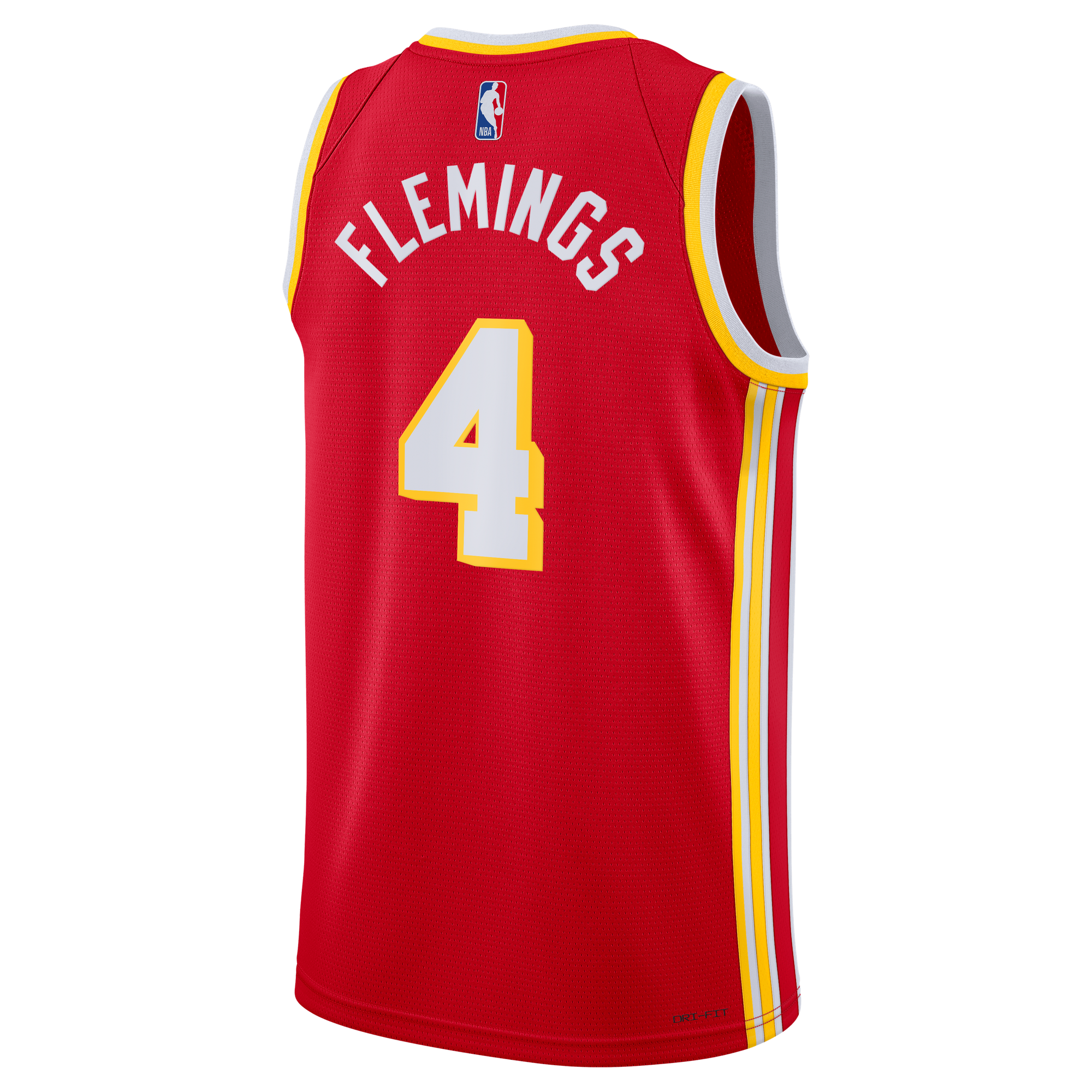 Kingston Flemings Atlanta Hawks Swingman Jersey Red NBA Women Fan Wear Kingston Flemings