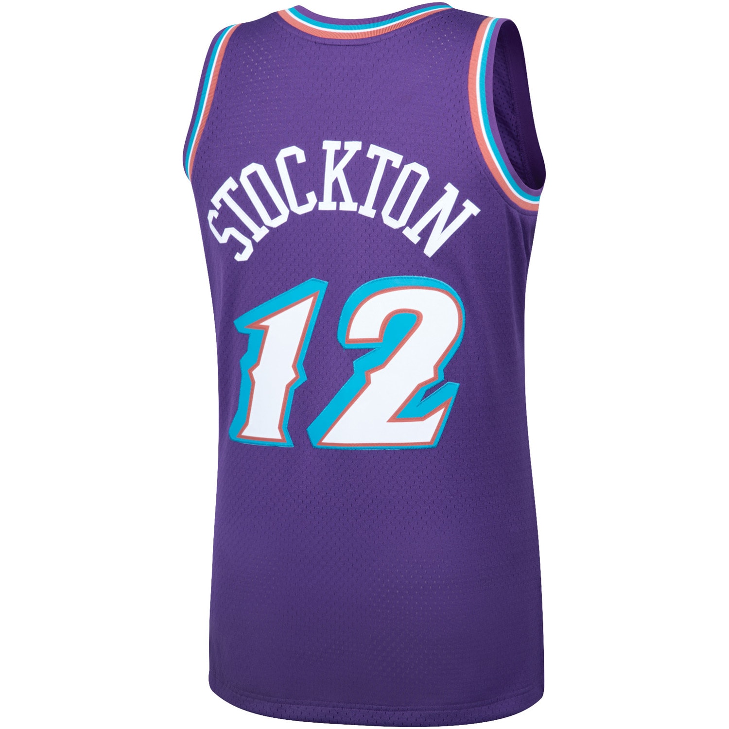 John Stockton Utah Jazz Hardwood Classics Jersey Purple NBA Women Fan Wear