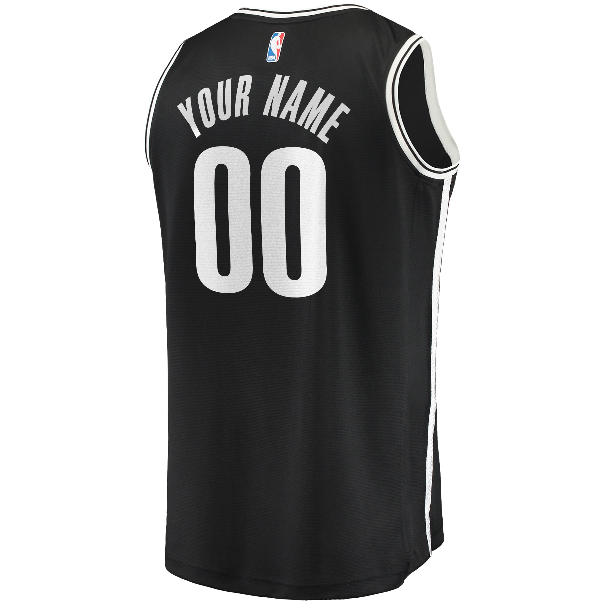 Brooklyn Nets Replica Jersey Black NBA Women Fan Wear Custom Number