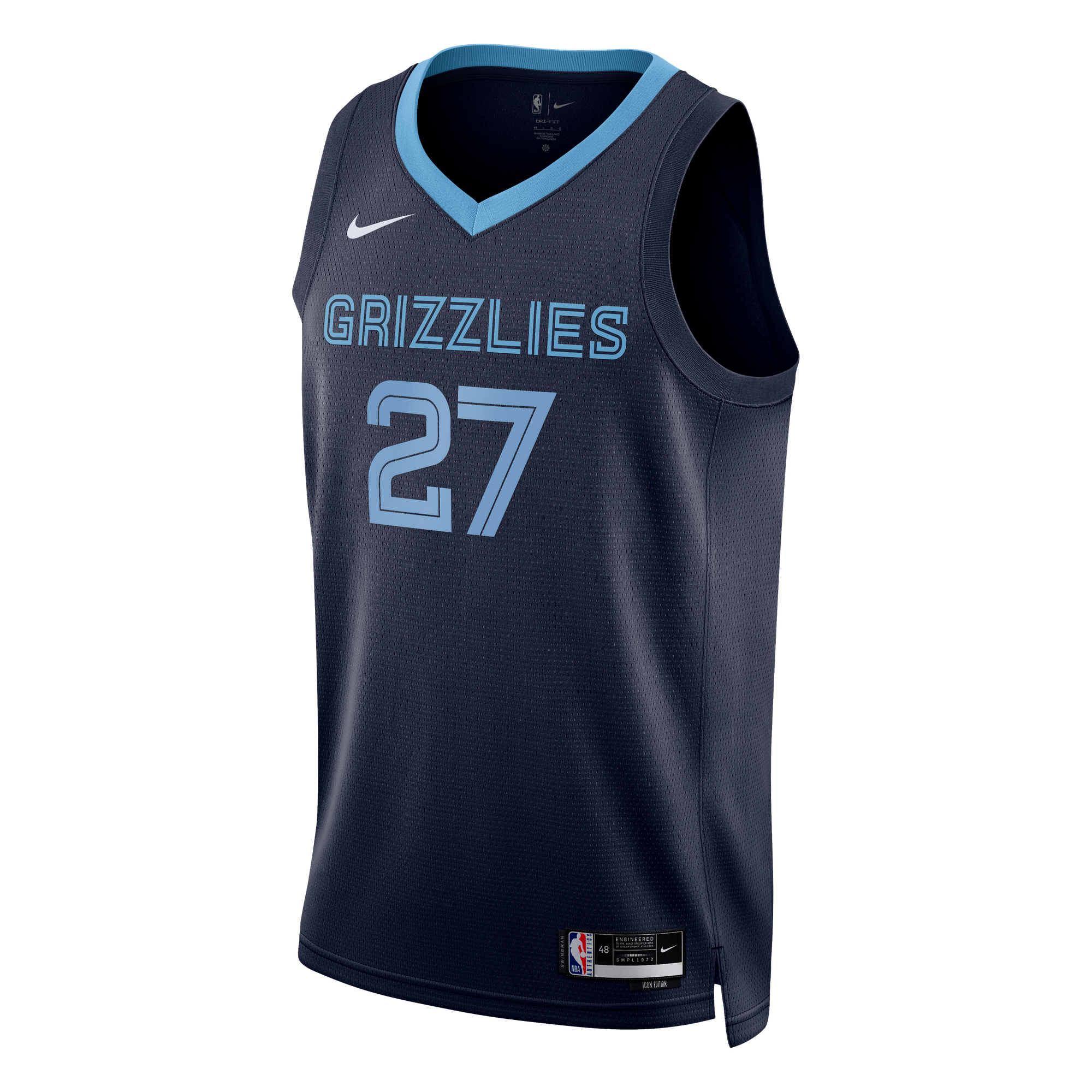 Cameron Boozer Memphis Grizzlies Swingman Jersey Navy NBA Women Fan Wear