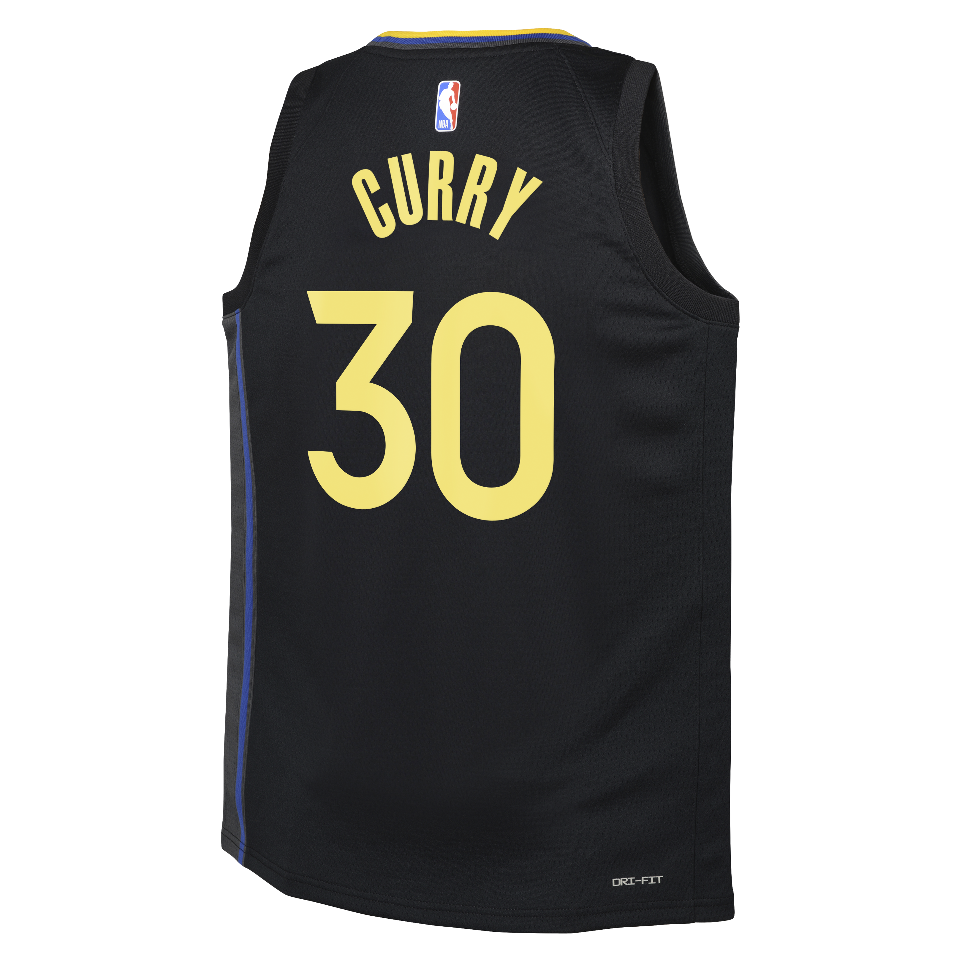 Stephen Curry Golden State Warriors Statement Edition Jersey No.30 Black NBA Youth Fan Wear Stephen Curry