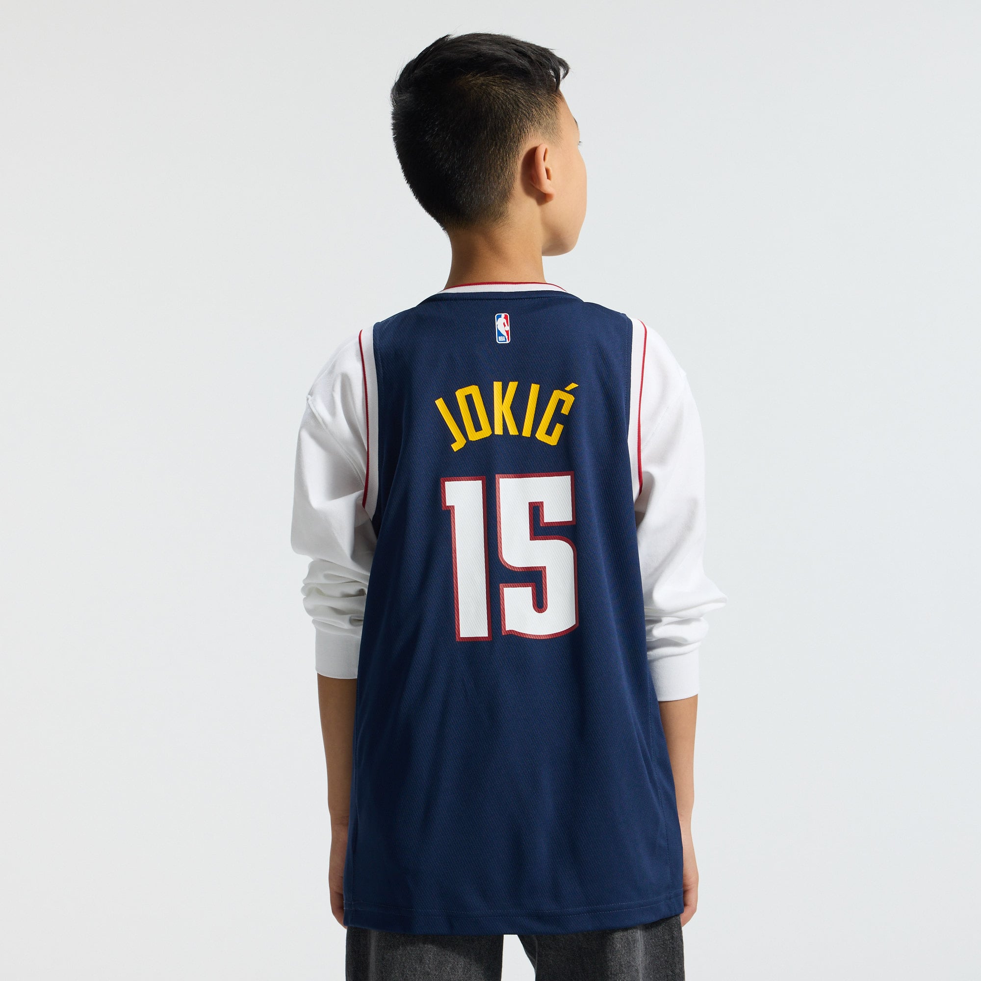 Nikola Jokic Denver Nuggets Jersey Navy NBA Youth Fan Wear Nikola Jokic