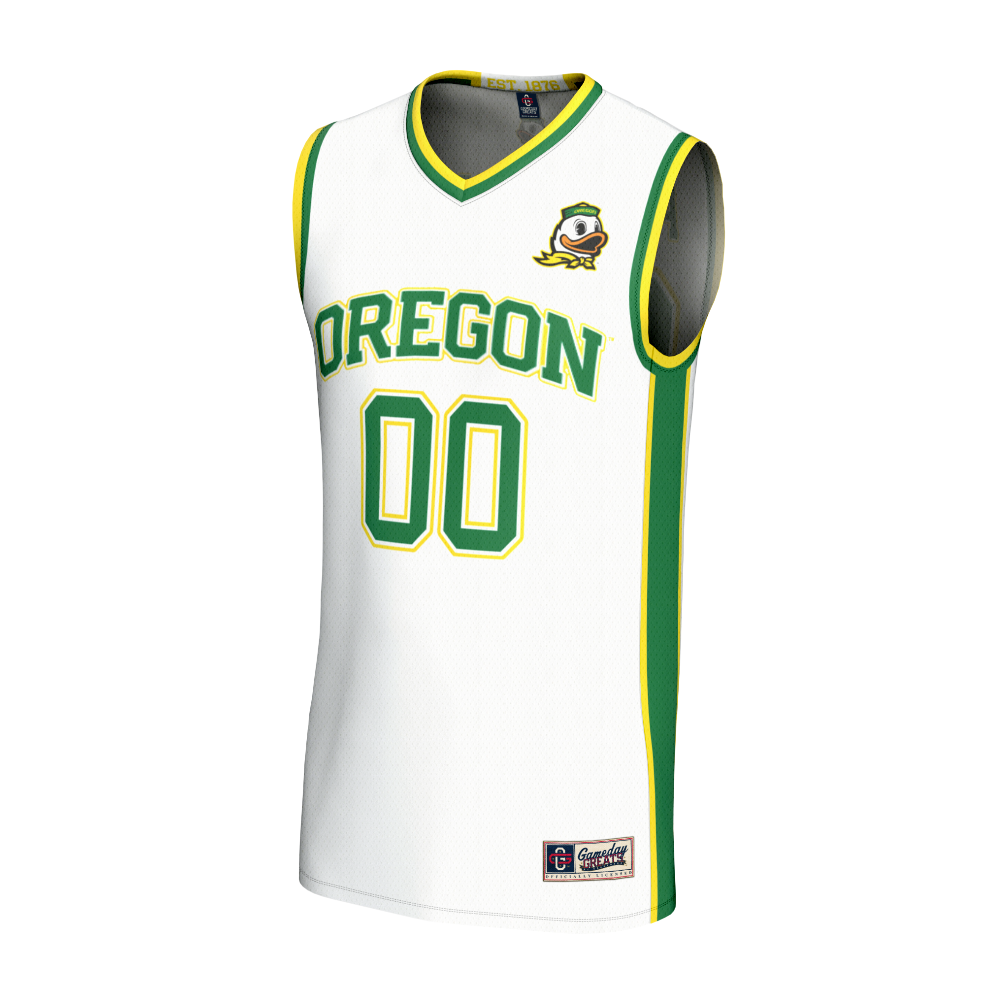 Oregon Ducks Collegiate NBA Jersey White NBA Youth Fan Wear